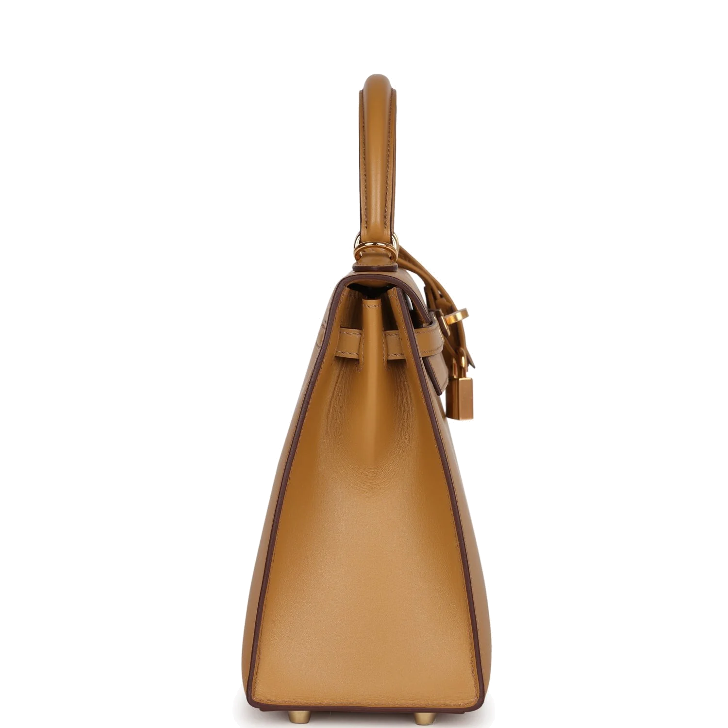 Hermes Kelly Sellier 25 Poussière Tadelakt Gold Hardware — фото 4
