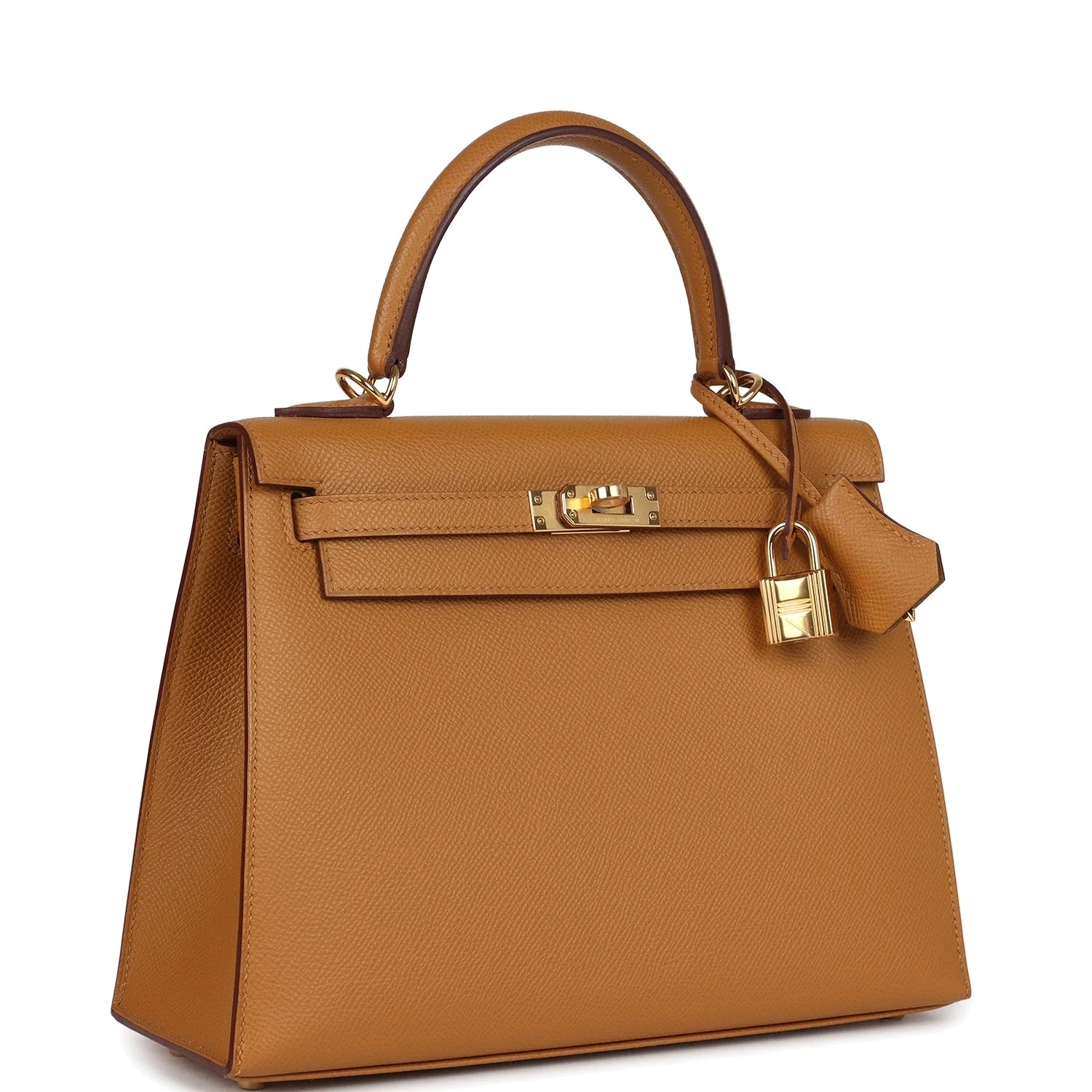 Hermes Kelly Sellier 25 Sesame Epsom Gold Hardware — фото 3