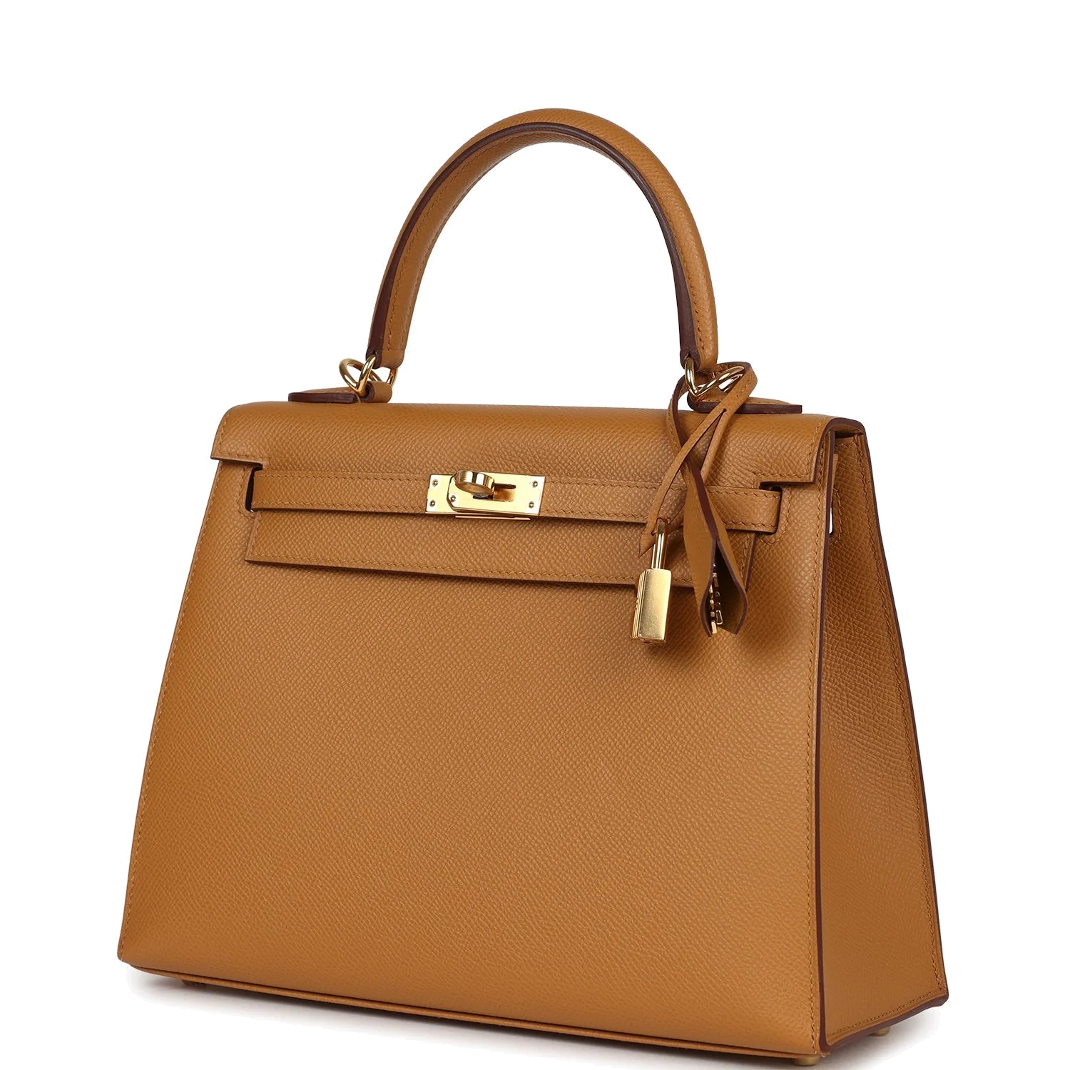 Hermes Kelly Sellier 25 Sesame Epsom Gold Hardware — фото 4