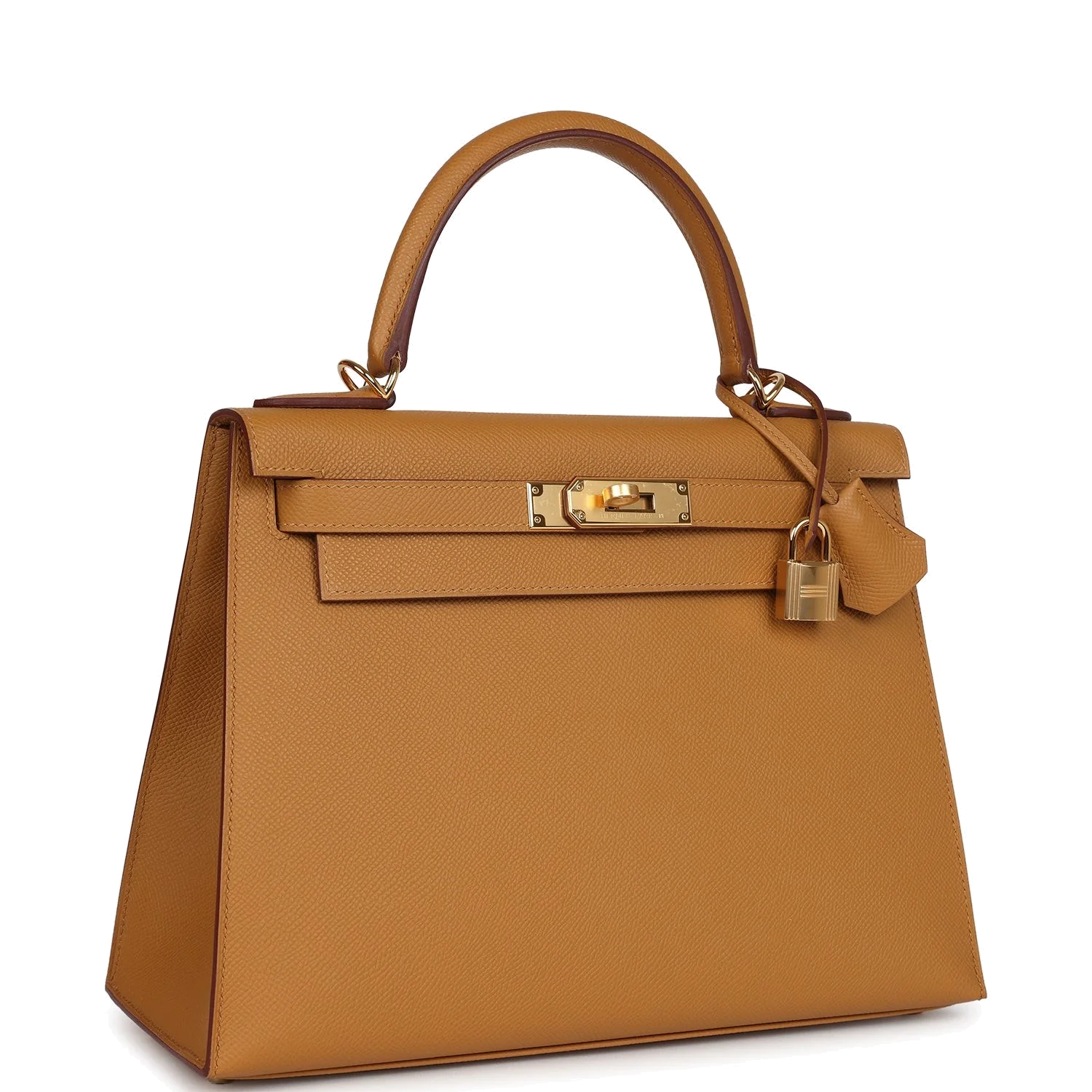 Hermes Kelly Sellier 28 Sesame Epsom Gold Hardware — фото 3