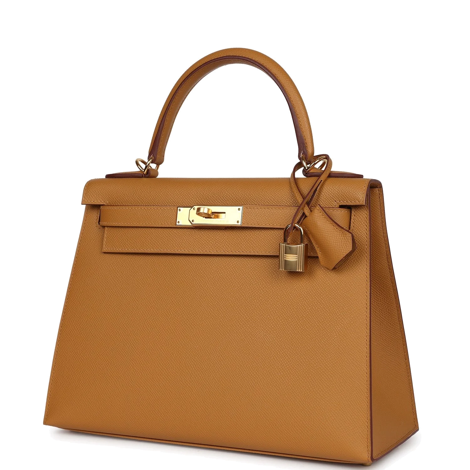 Hermes Kelly Sellier 28 Sesame Epsom Gold Hardware — фото 6