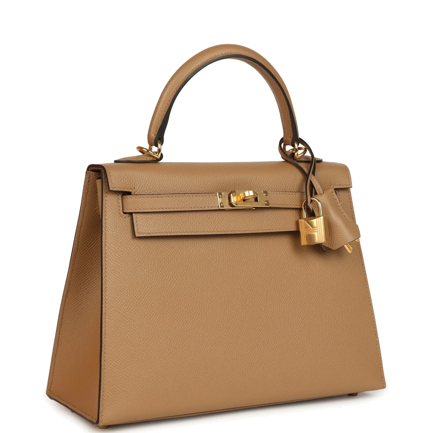 Hermes Kelly Sellier 25 Chai Epsom Gold Hardware — фото 3