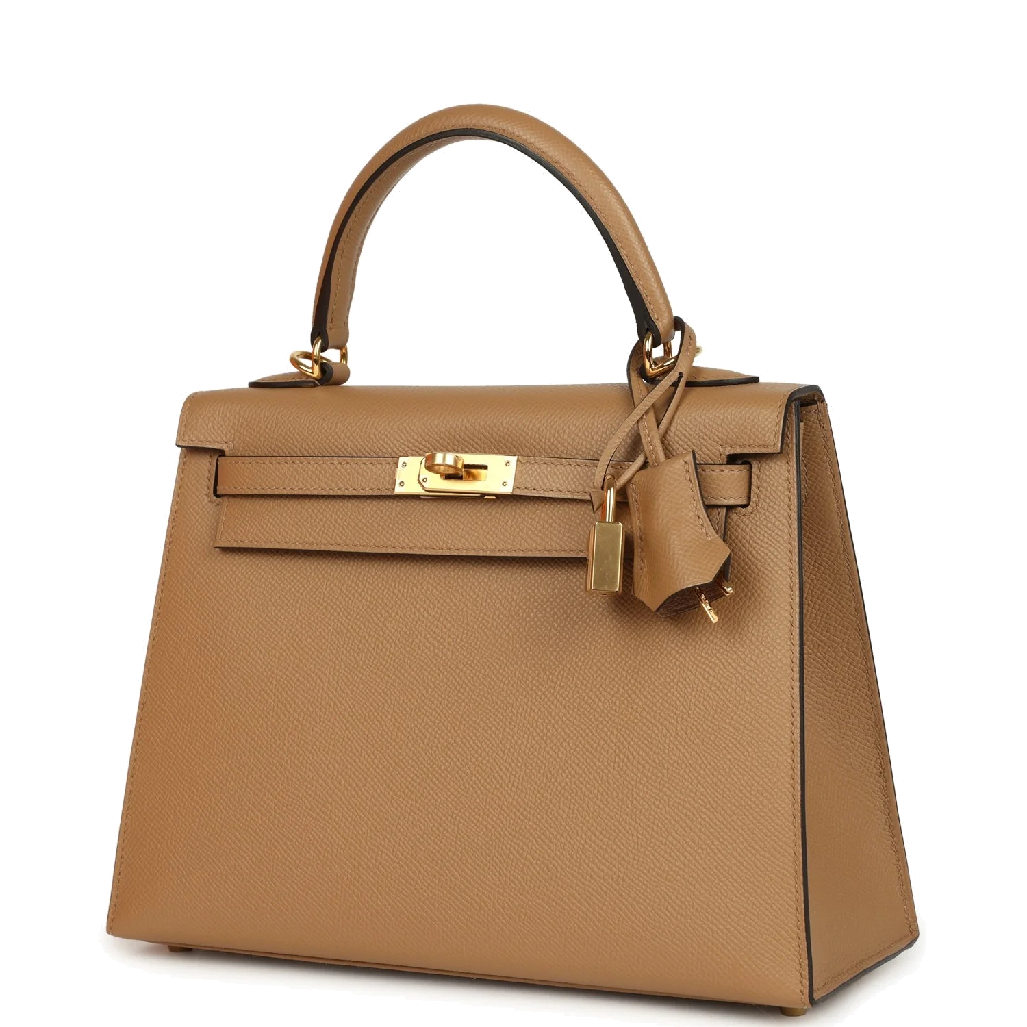 Hermes Kelly Sellier 25 Chai Epsom Gold Hardware — фото 6