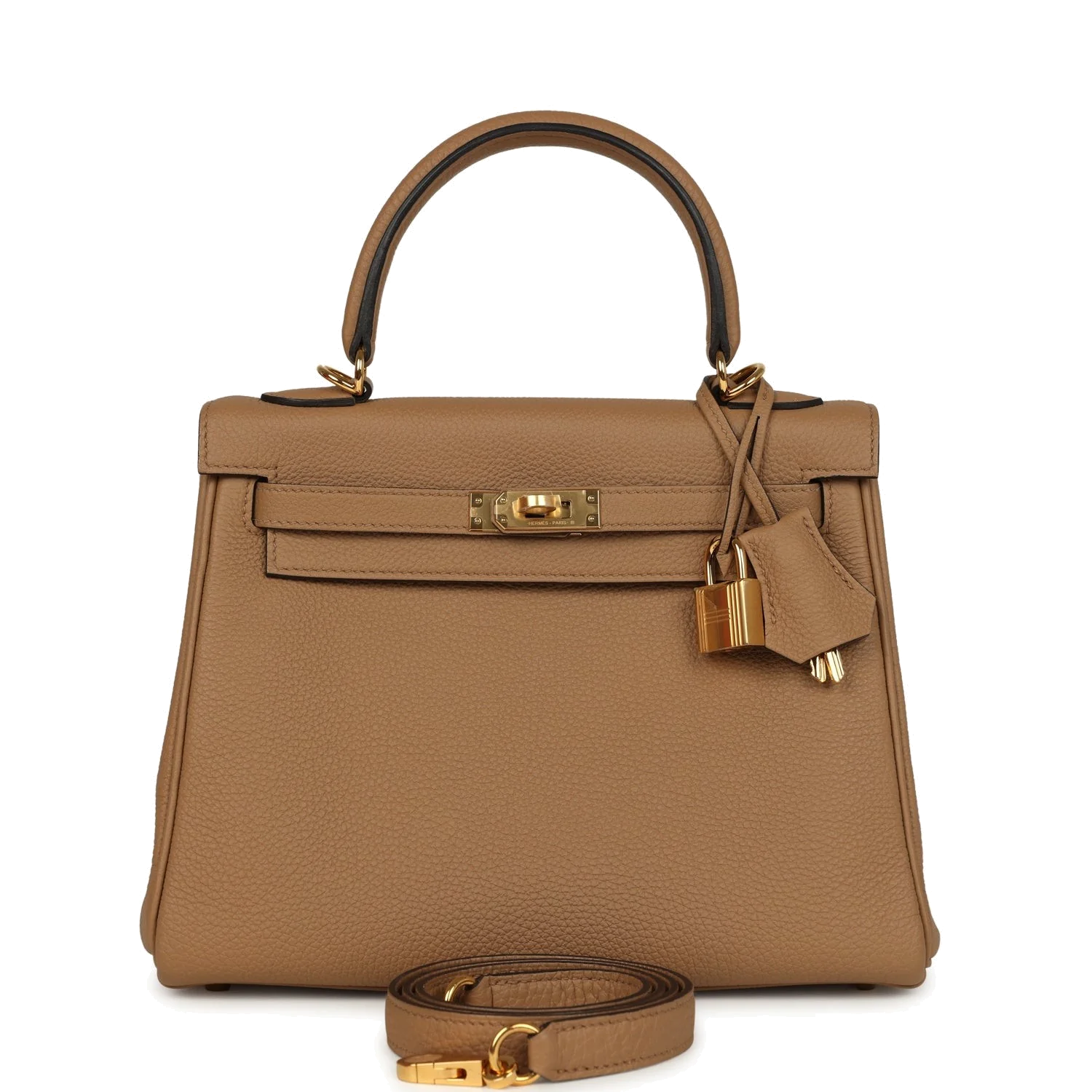 Hermes Kelly Retourne 25 Chai Togo Gold Hardware — фото 2