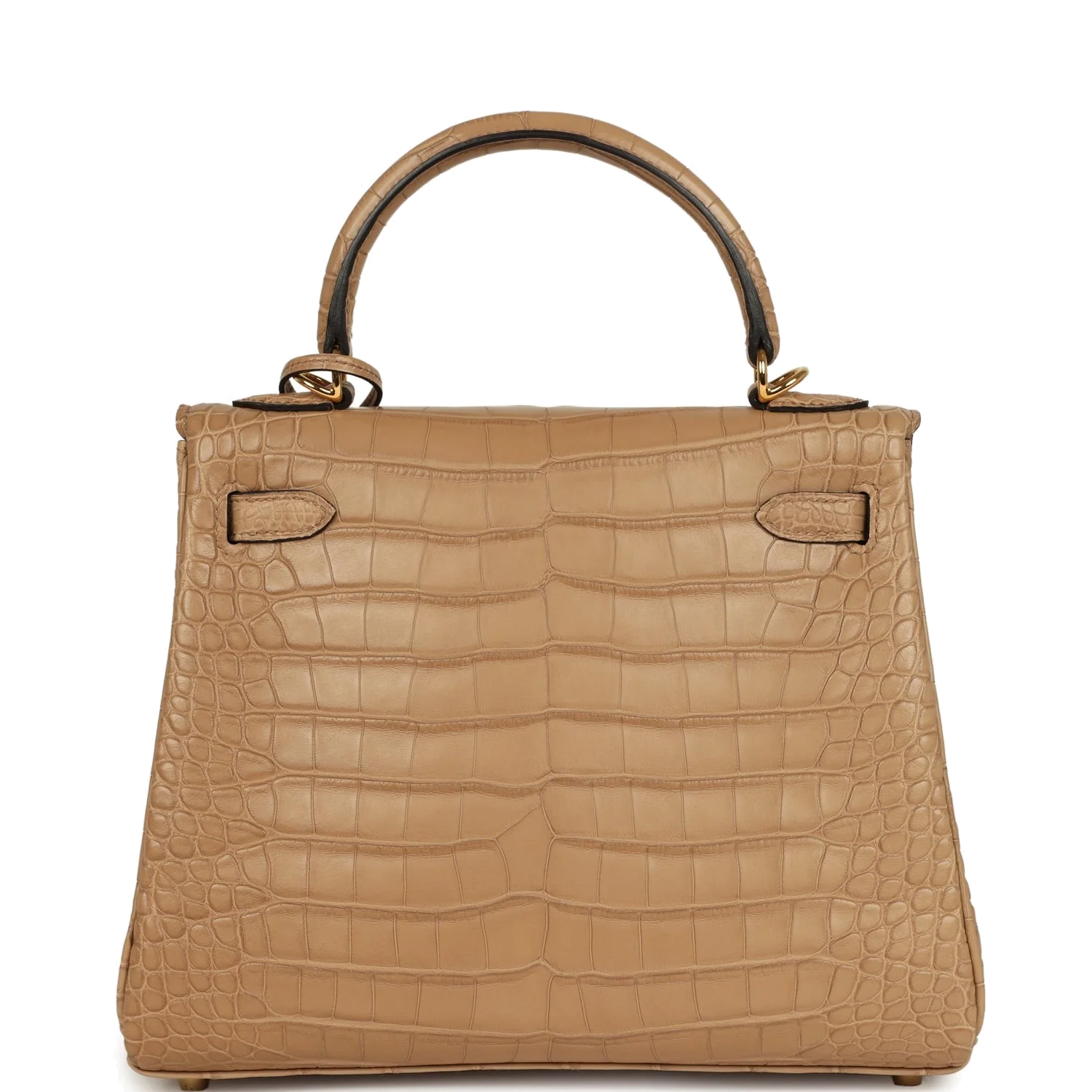 Hermes Kelly Retourne 25 Chai Matte Alligator Gold Hardware — фото 5