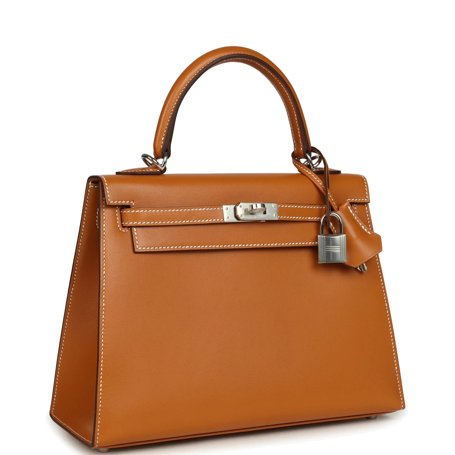 Hermes Kelly Sellier 25 Naturel Sable Butler Palladium Hardware — фото 3