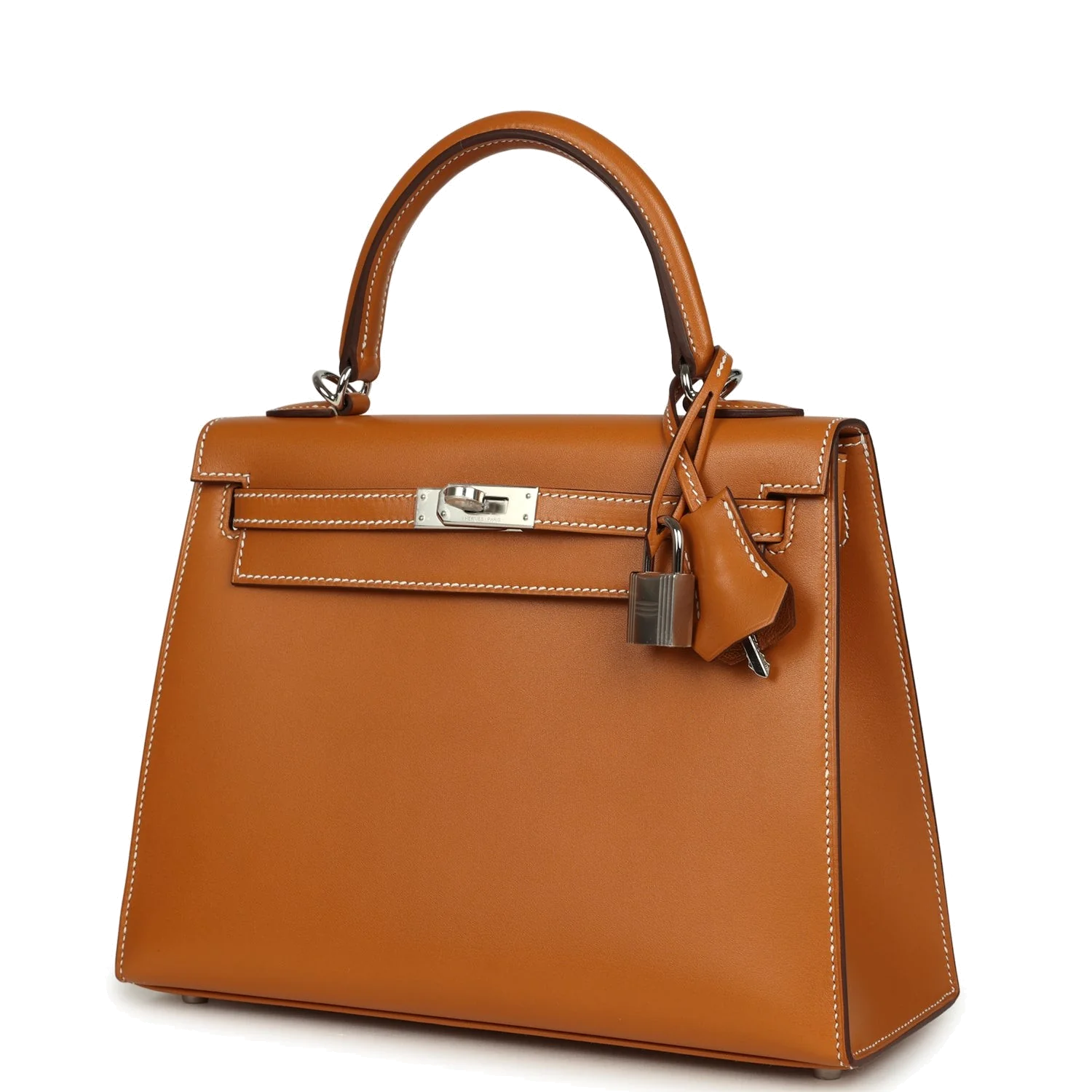 Hermes Kelly Sellier 25 Naturel Sable Butler Palladium Hardware — фото 6