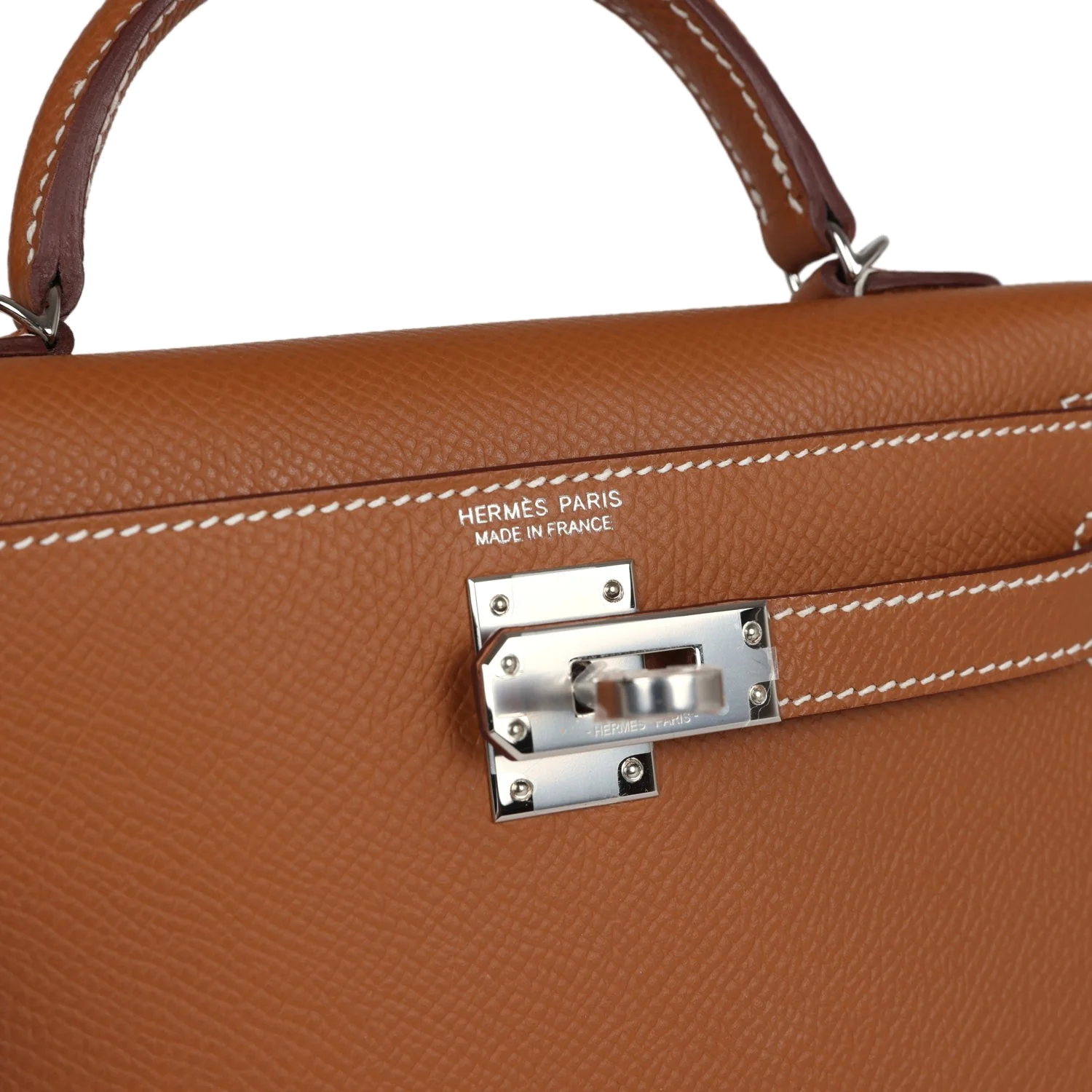 Hermes Kelly Sellier 20 Gold Epsom Palladium Hardware — фото 8