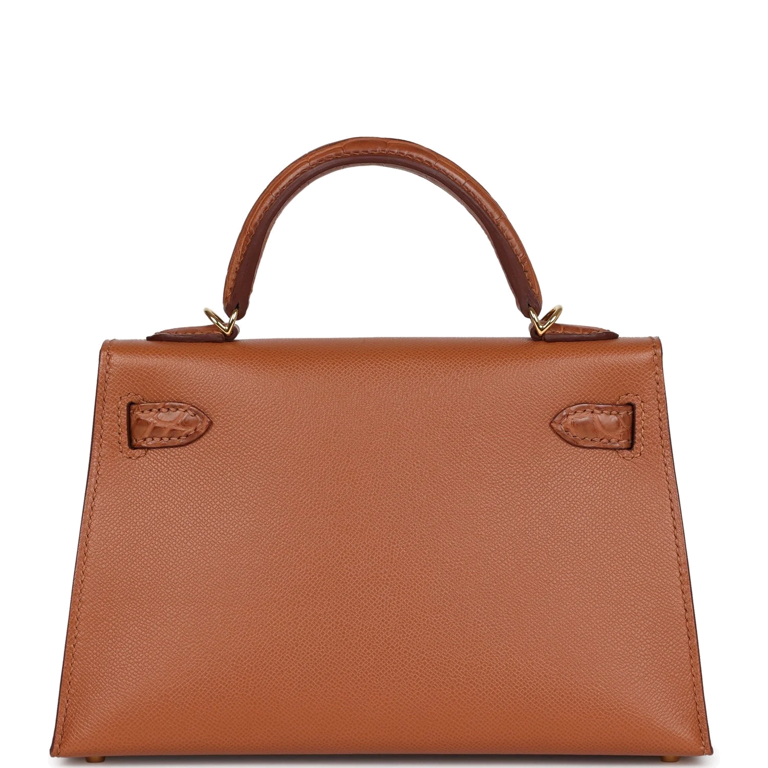 Hermes Kelly Sellier 20 Gold Madame and Matte Alligator Touch Gold Hardware — фото 5