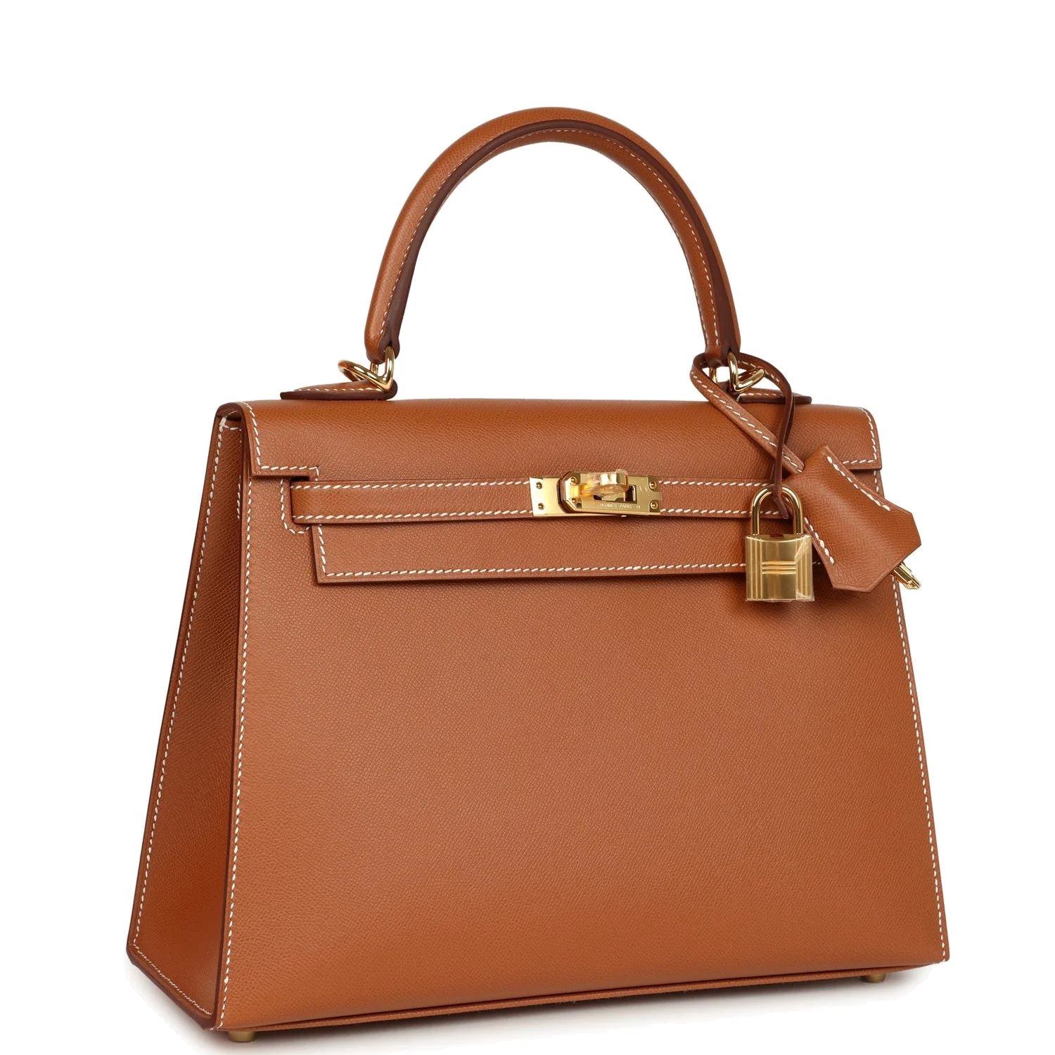 Hermes Kelly Sellier 25 Gold Madame Gold Hardware — фото 3