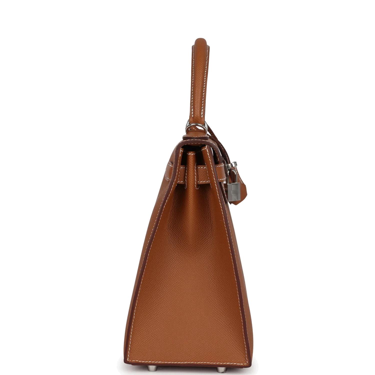 Hermes Kelly Sellier 28 Gold Epsom Palladium Hardware — фото 4
