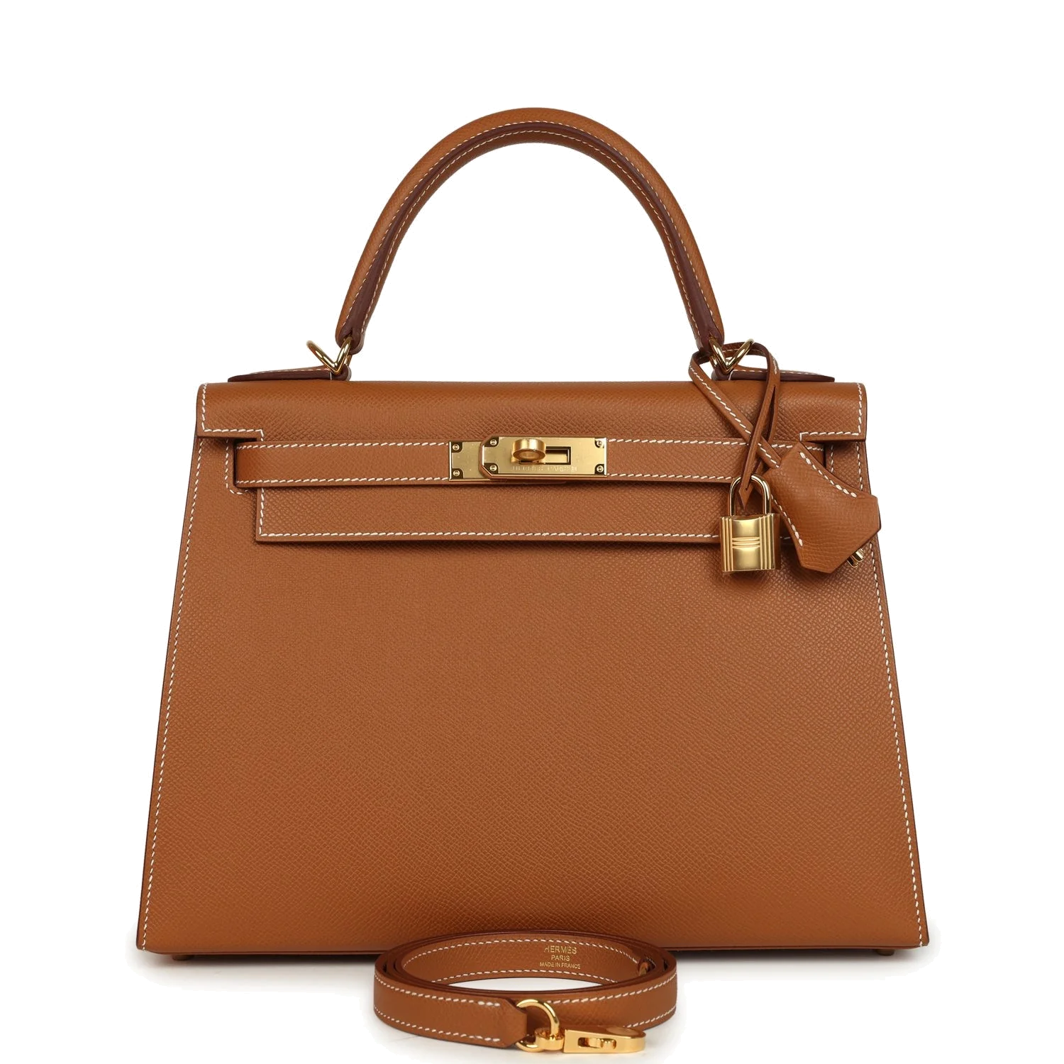 Hermes Kelly Sellier 28 Gold Epsom Gold Hardware — фото 2