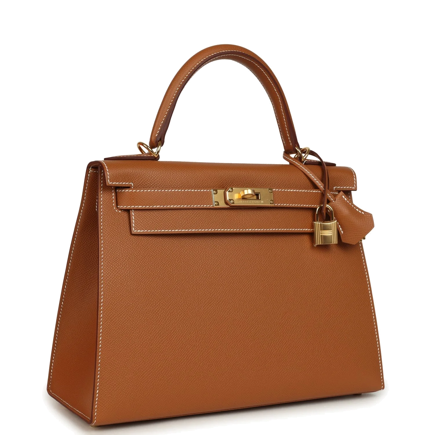 Hermes Kelly Sellier 28 Gold Epsom Gold Hardware — фото 3