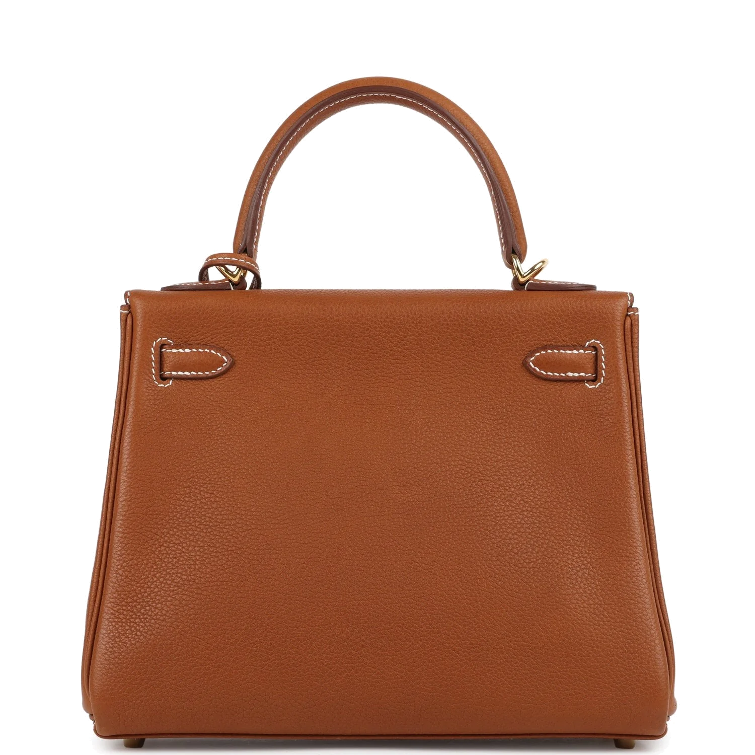 Hermes Kelly Retourne 25 Fauve Barenia Faubourg Gold Hardware — фото 6