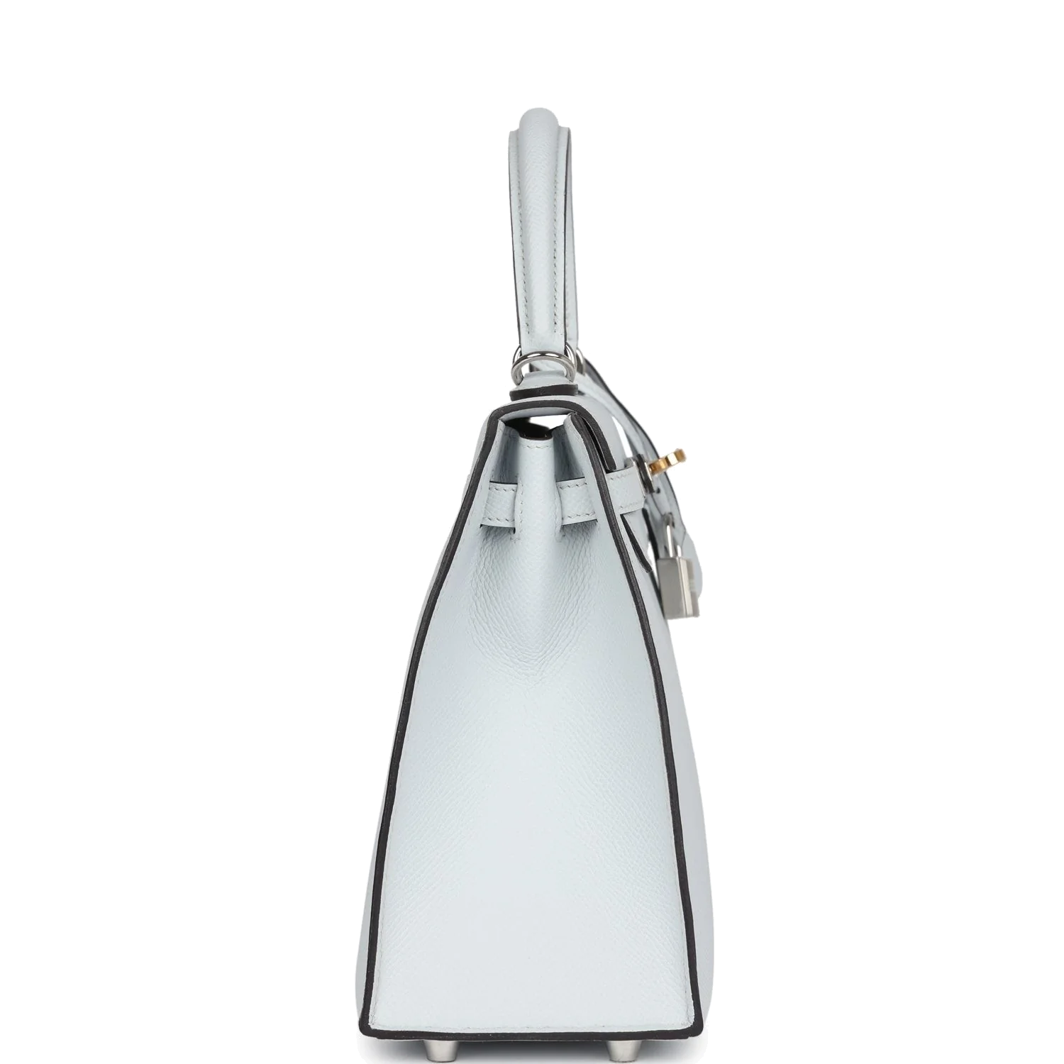 Hermes Kelly Sellier 25 Gris Platine Epsom Electrum Hardware — фото 4
