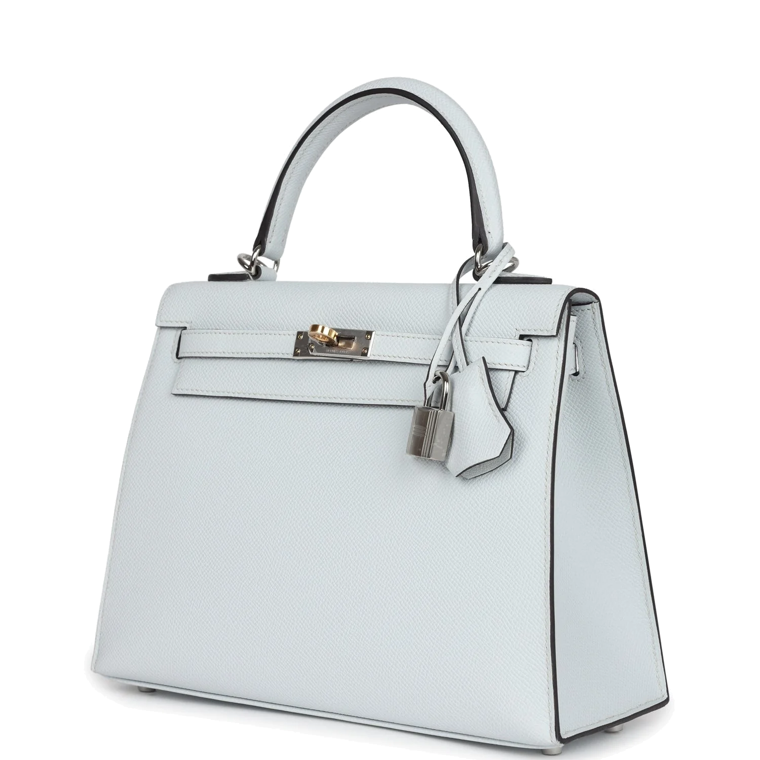 Hermes Kelly Sellier 25 Gris Platine Epsom Electrum Hardware — фото 6