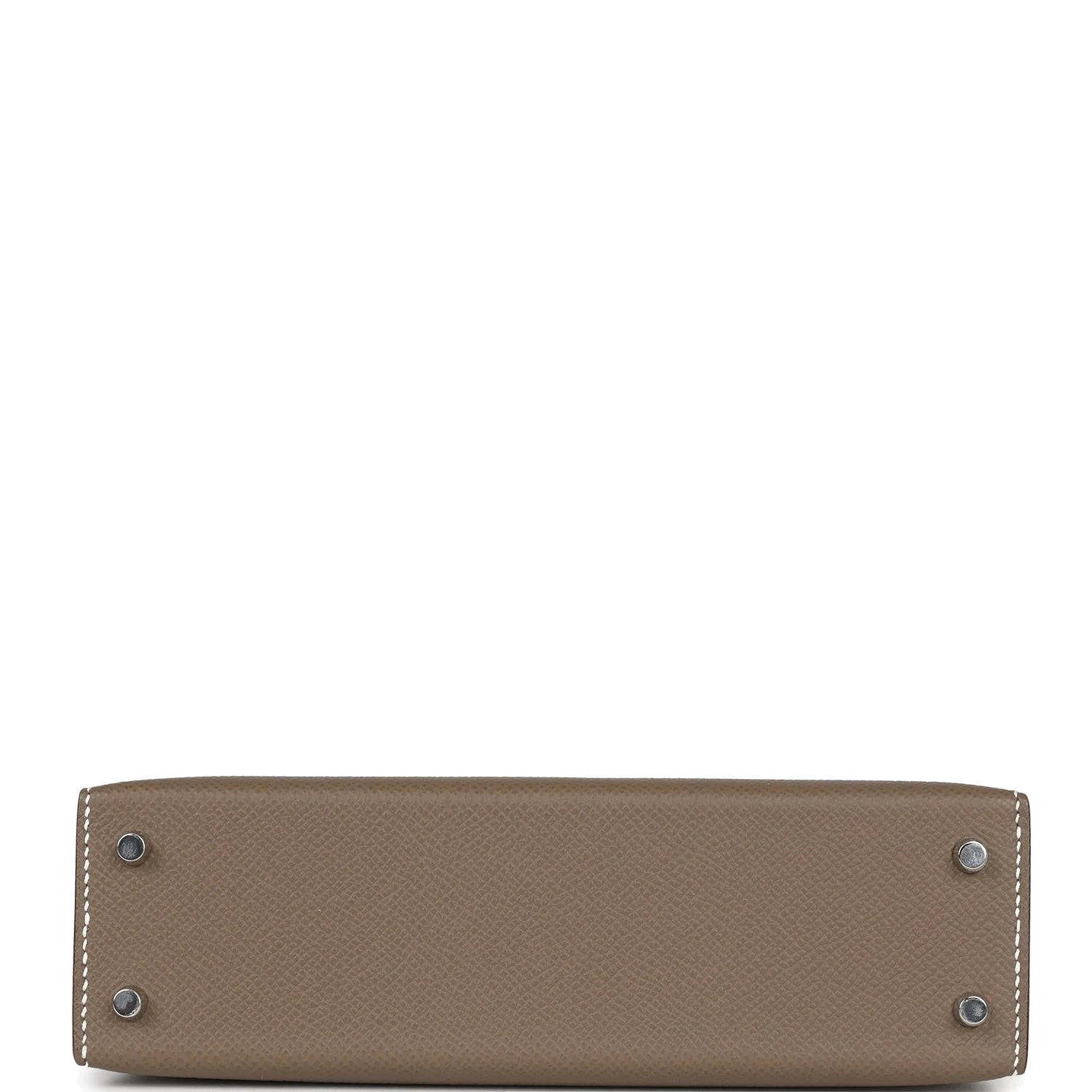 Hermes Kelly Sellier 20 Etoupe Epsom Palladium Hardware — фото 7