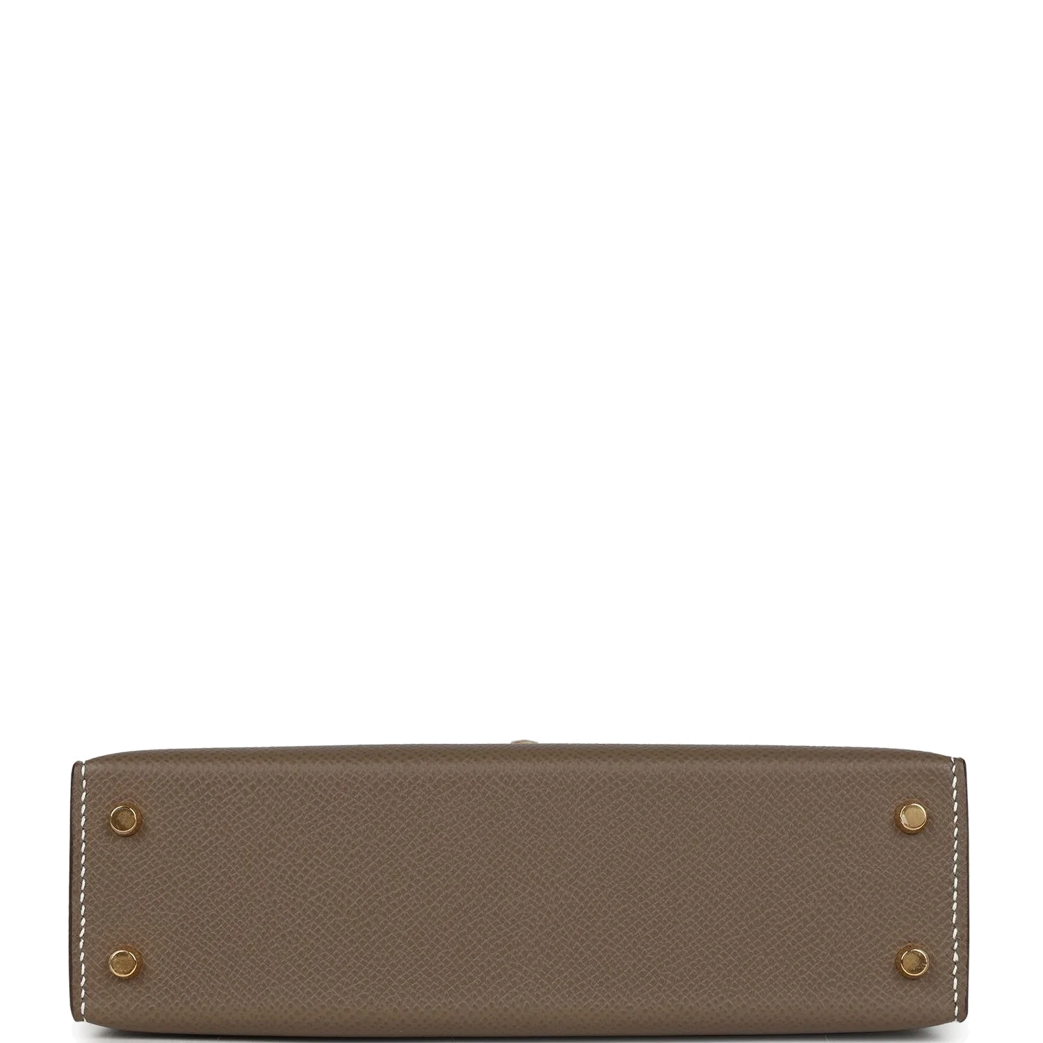 Hermes Kelly Sellier 20 Etoupe Epsom Gold Hardware — фото 7