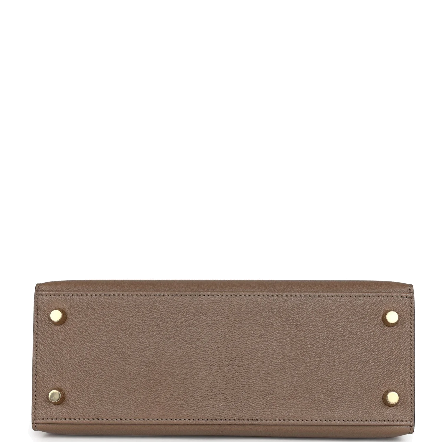 Hermes Special Order (HSS) Kelly Sellier 25 Black and Etoupe Chevre Mysore Permabrass Hardware — фото 7