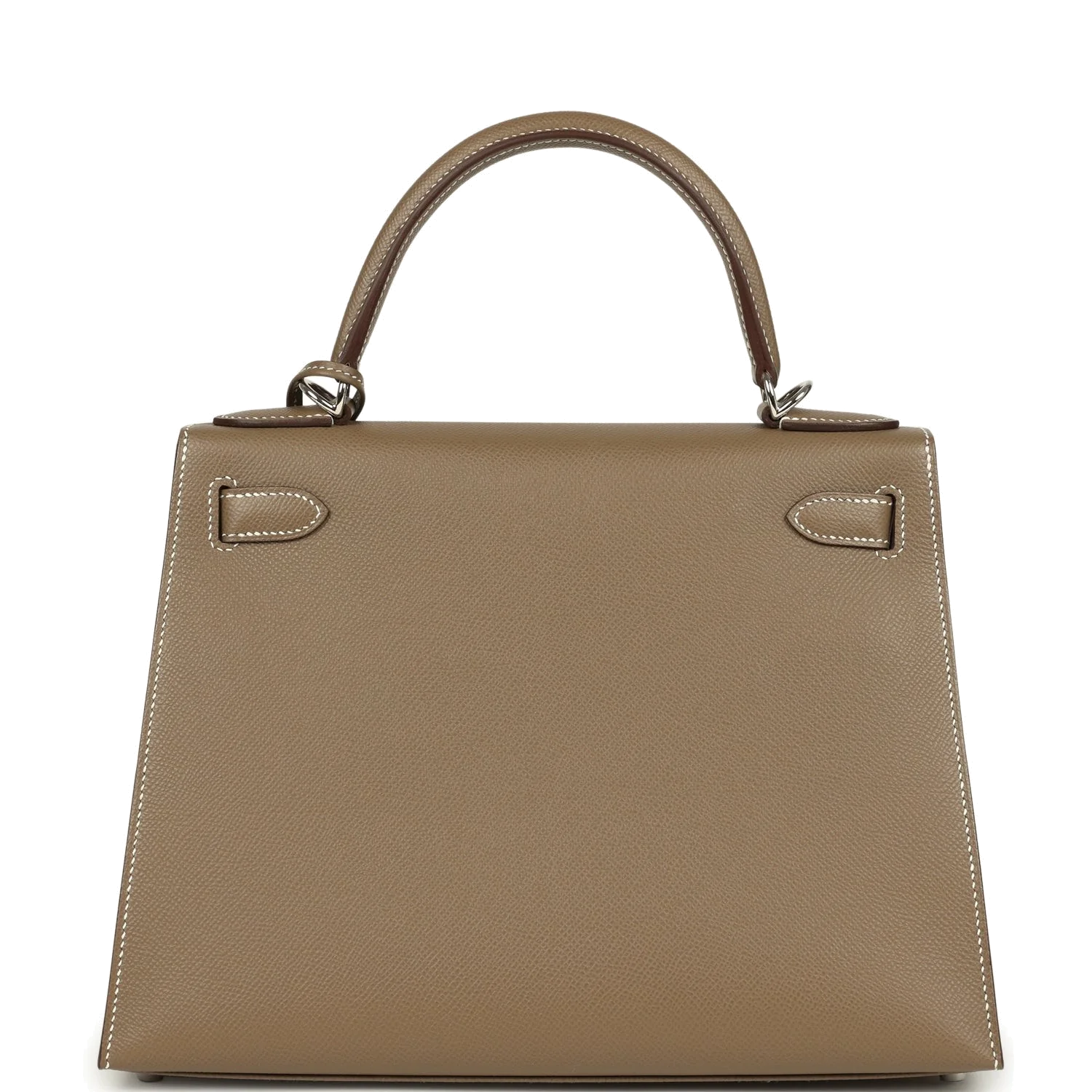 Hermes Kelly Sellier 28 Etoupe Epsom Palladium Hardware — фото 5