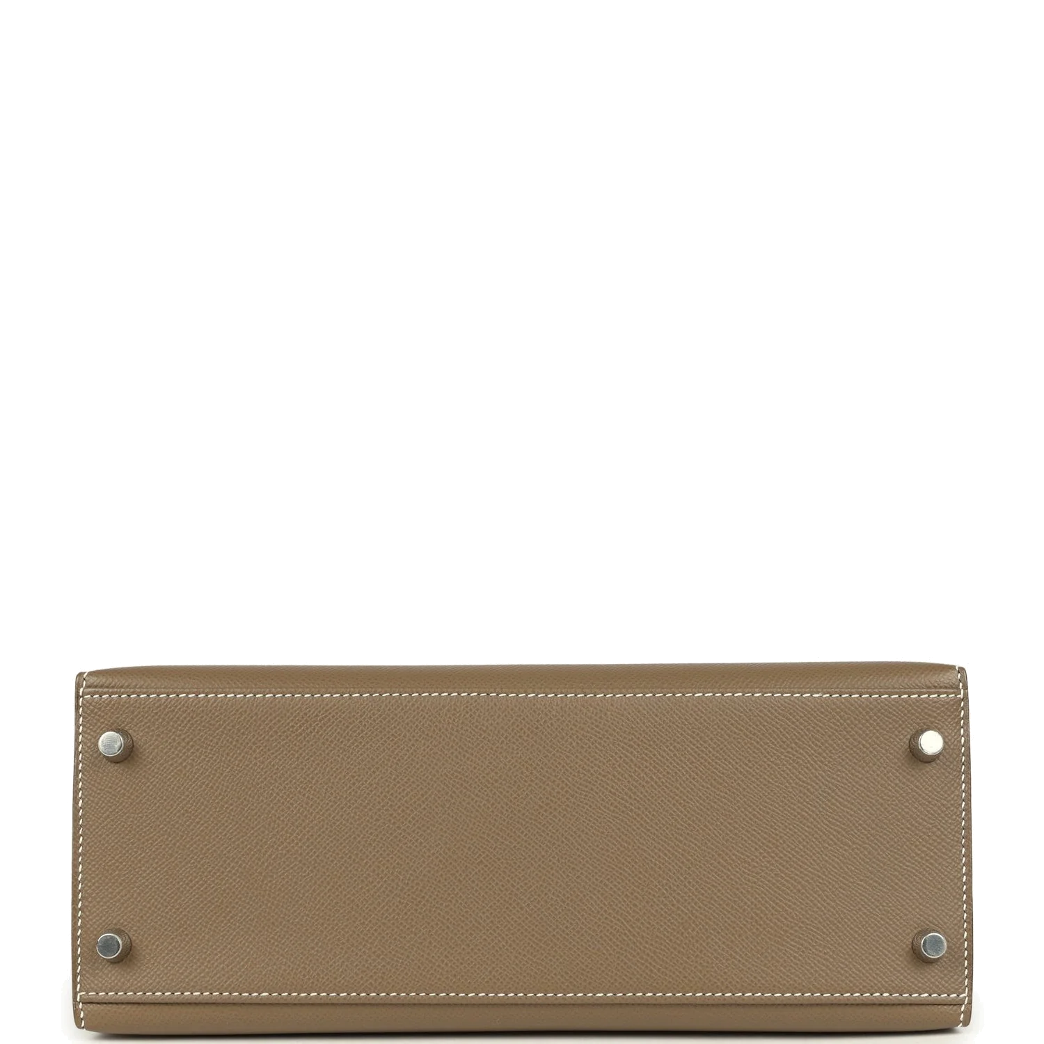 Hermes Kelly Sellier 28 Etoupe Epsom Palladium Hardware — фото 7