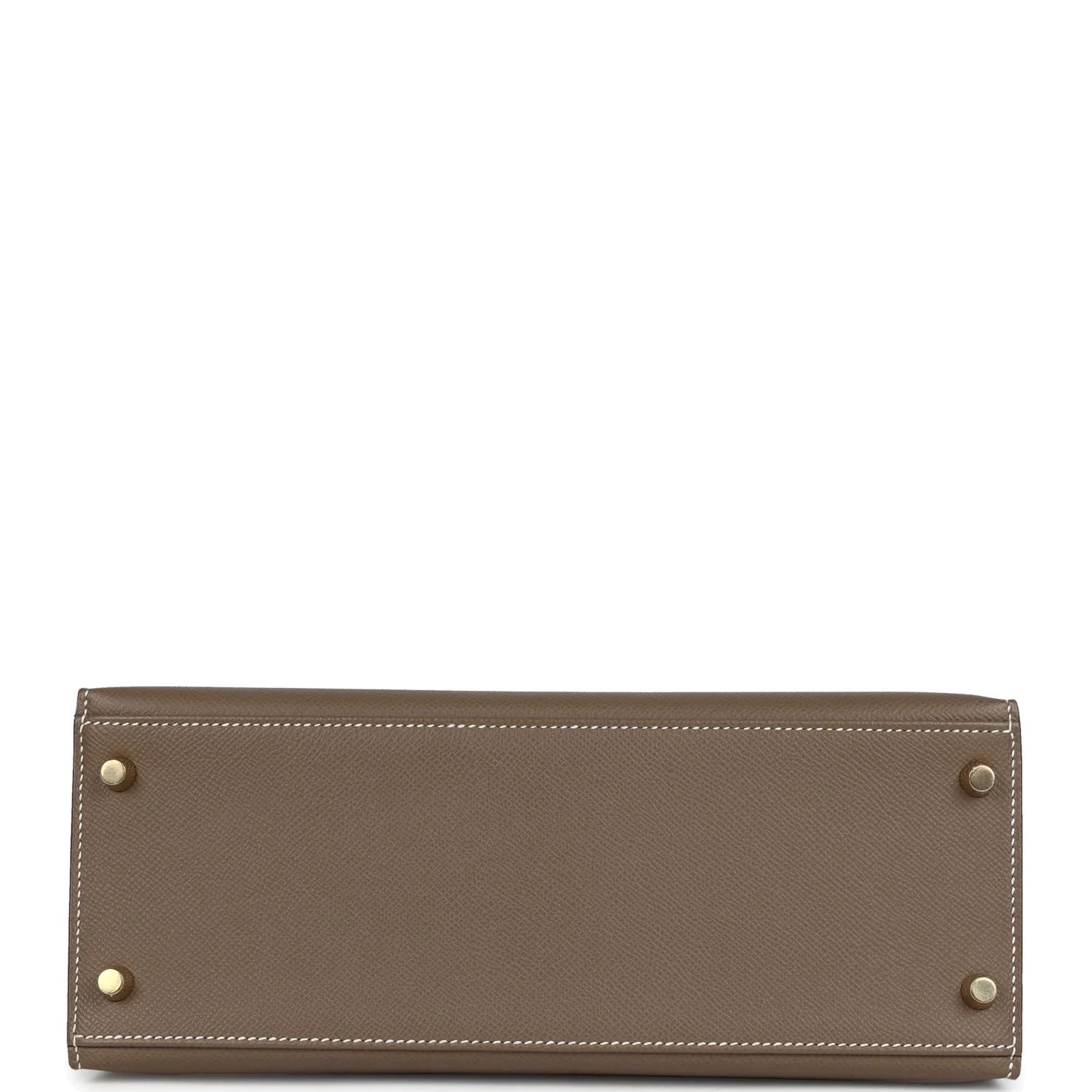 Hermes Kelly Sellier 28 Etoupe Epsom Gold Hardware — фото 7