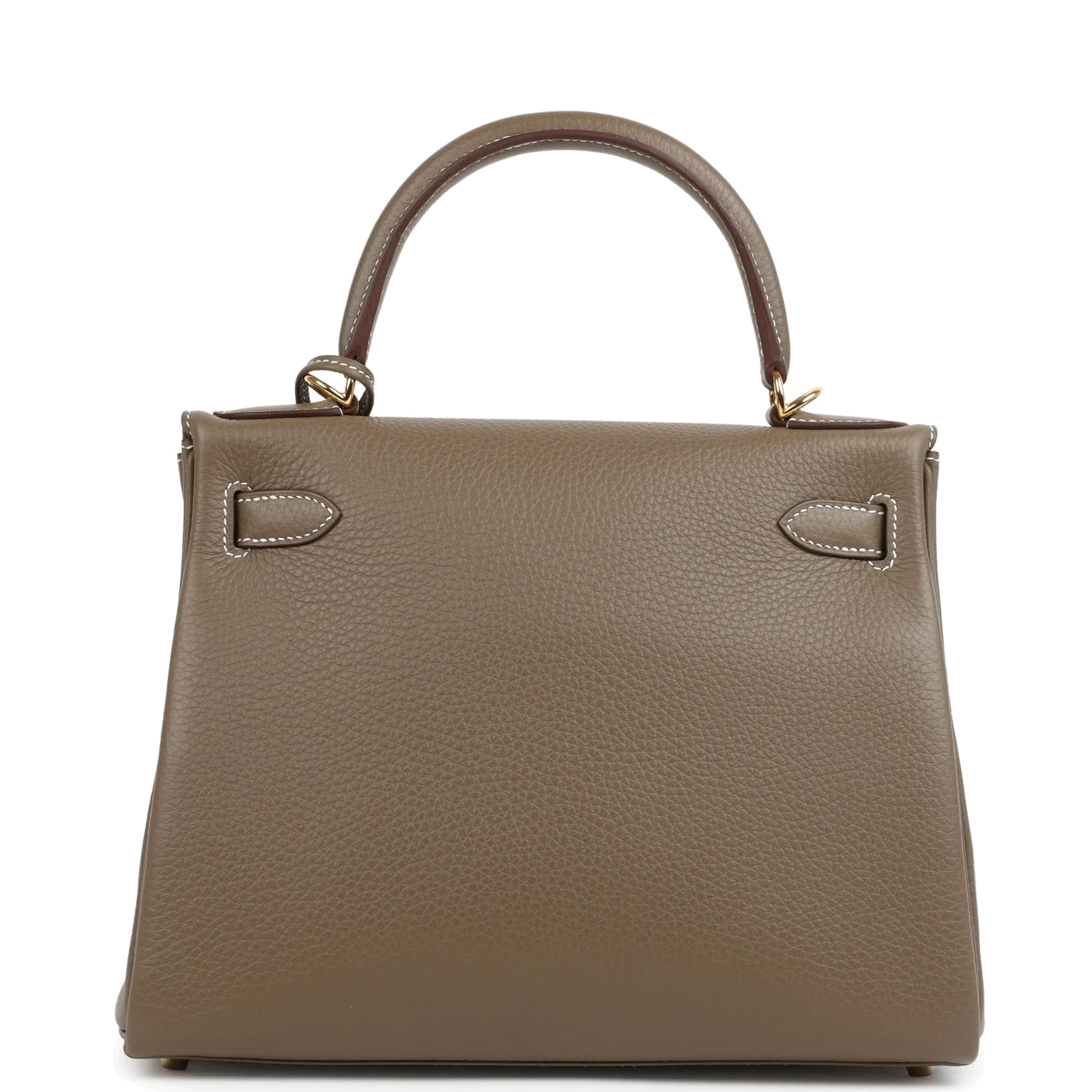 Hermes Kelly Retourne 28 Etoupe Clemence Gold Hardware — фото 5