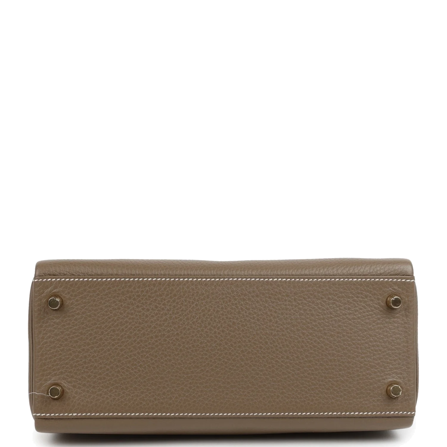 Hermes Kelly Retourne 28 Etoupe Clemence Gold Hardware — фото 7