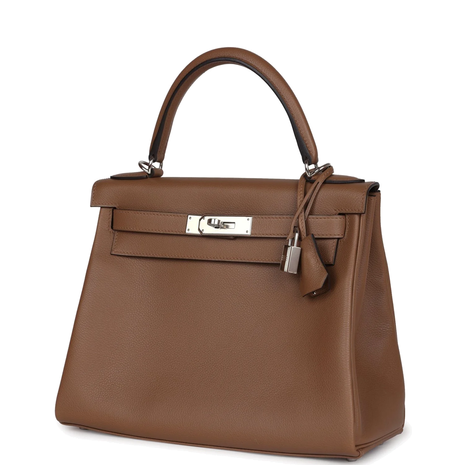 Hermes Kelly Retourne 28 Alezan Evercolor Palladium Hardware — фото 6