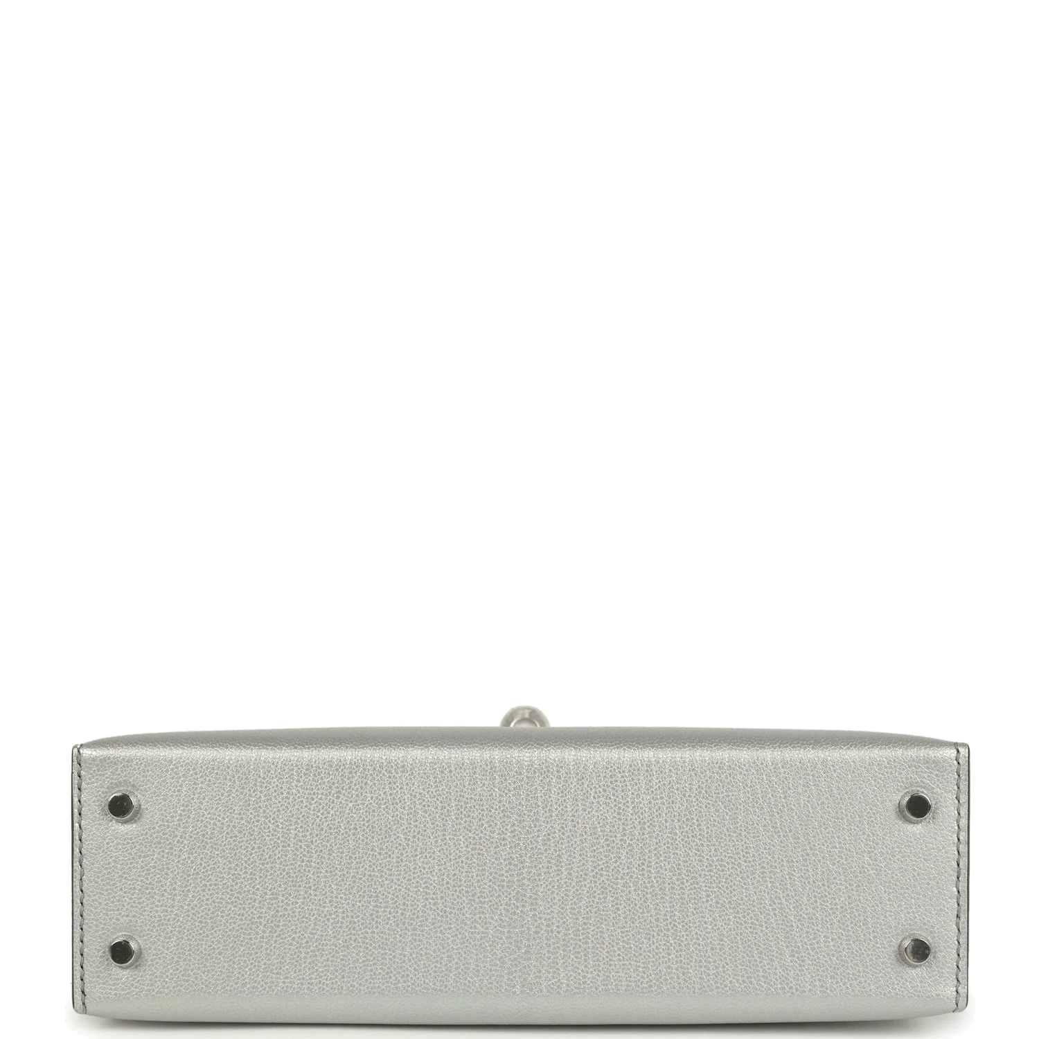 Hermes Kelly Sellier 20 Argent Chevre Chamkilight Palladium Hardware — фото 7
