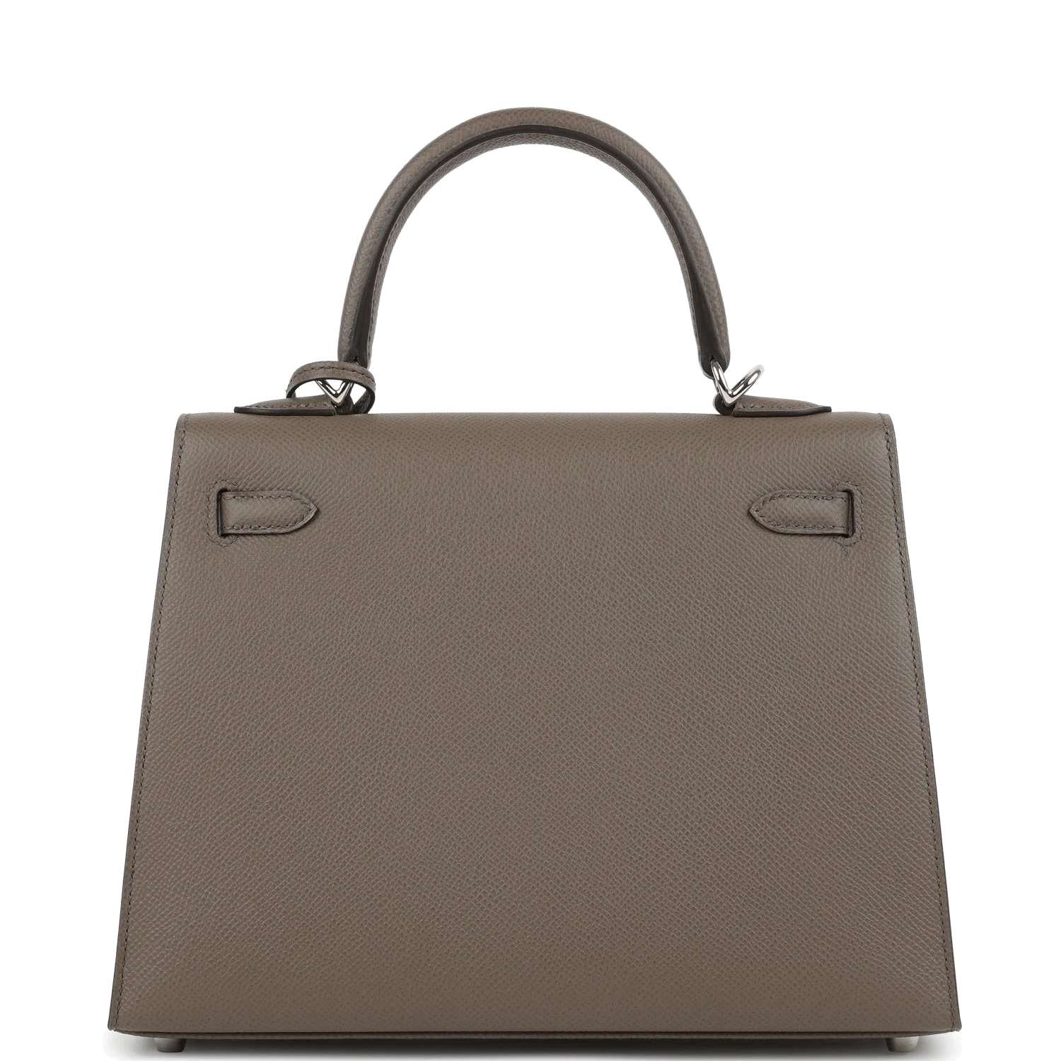 Hermes Kelly Sellier 25 Etain Epsom Palladium Hardware — фото 5