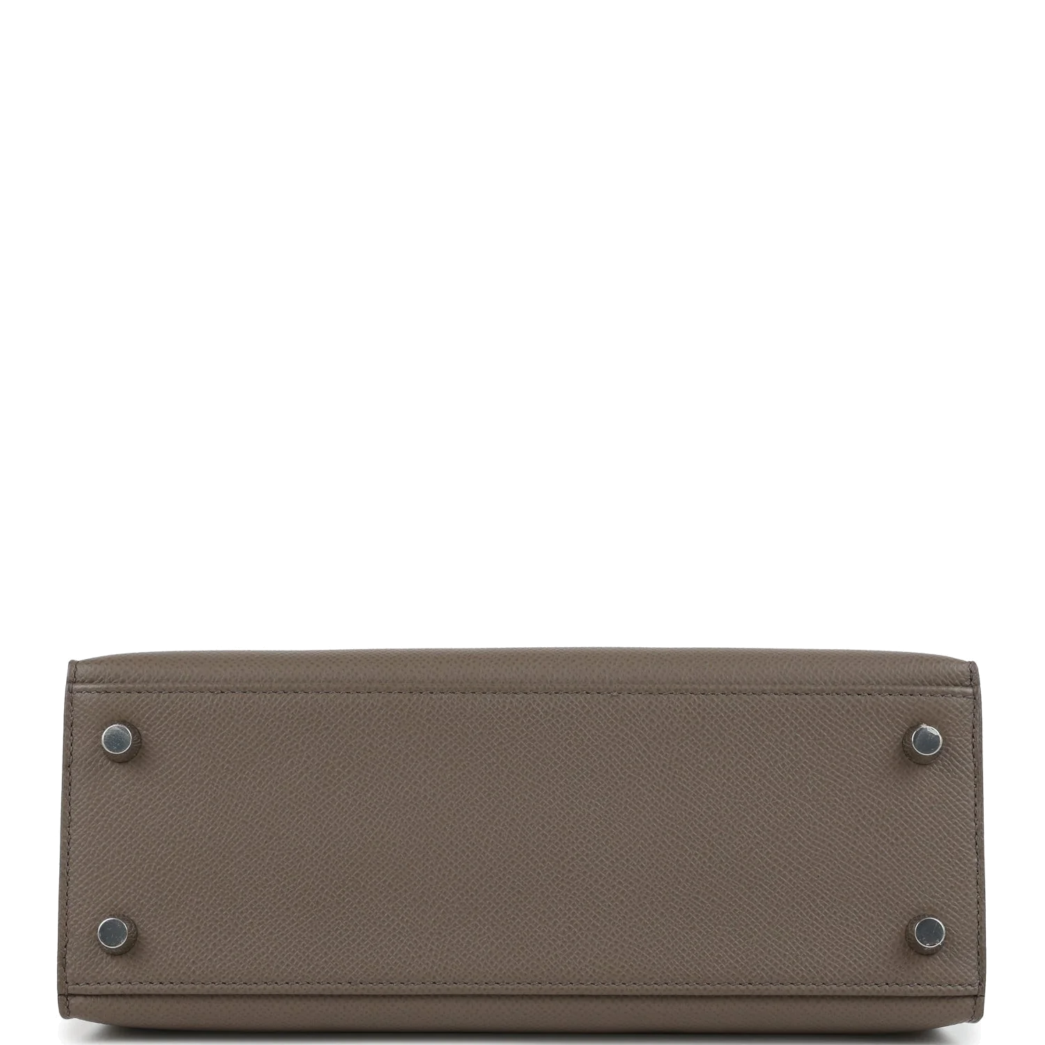 Hermes Kelly Sellier 25 Etain Epsom Palladium Hardware — фото 7