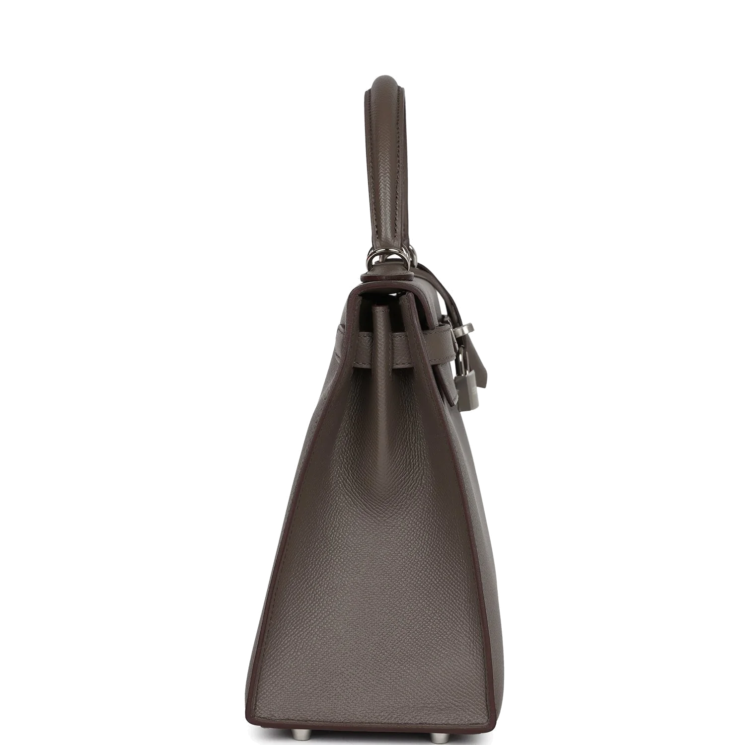 Hermes Kelly Sellier 28 Etain Epsom Palladium Hardware — фото 4