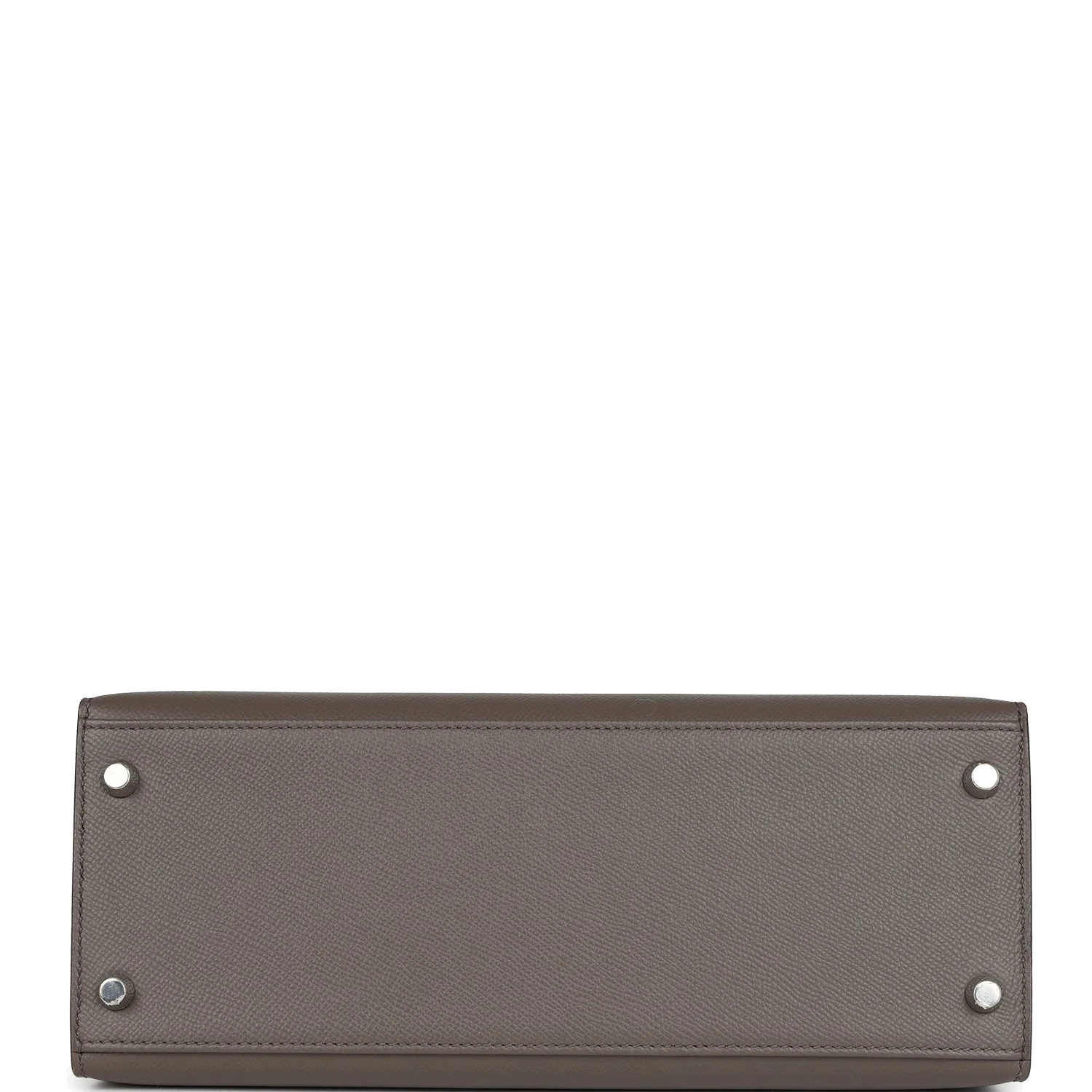 Hermes Kelly Sellier 28 Etain Epsom Palladium Hardware — фото 7
