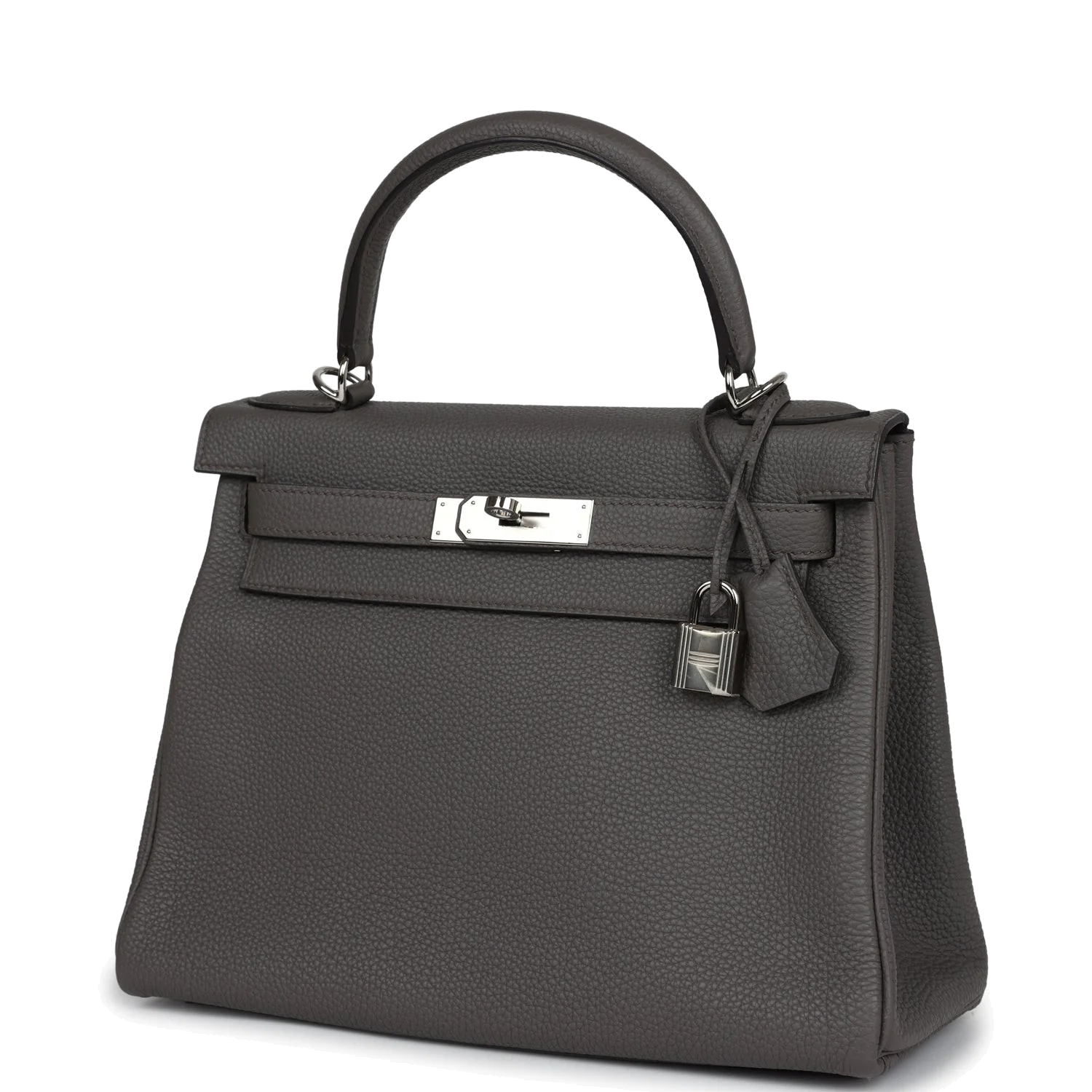 Hermes Kelly Retourne 28 Etain Togo Palladium Hardware — фото 6