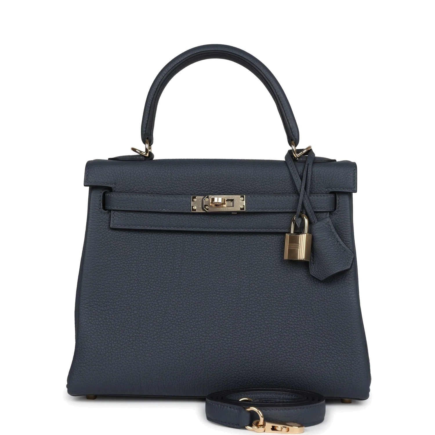 Hermes Kelly Retourne 25 Gris Misty Togo Permabrass Hardware — фото 2