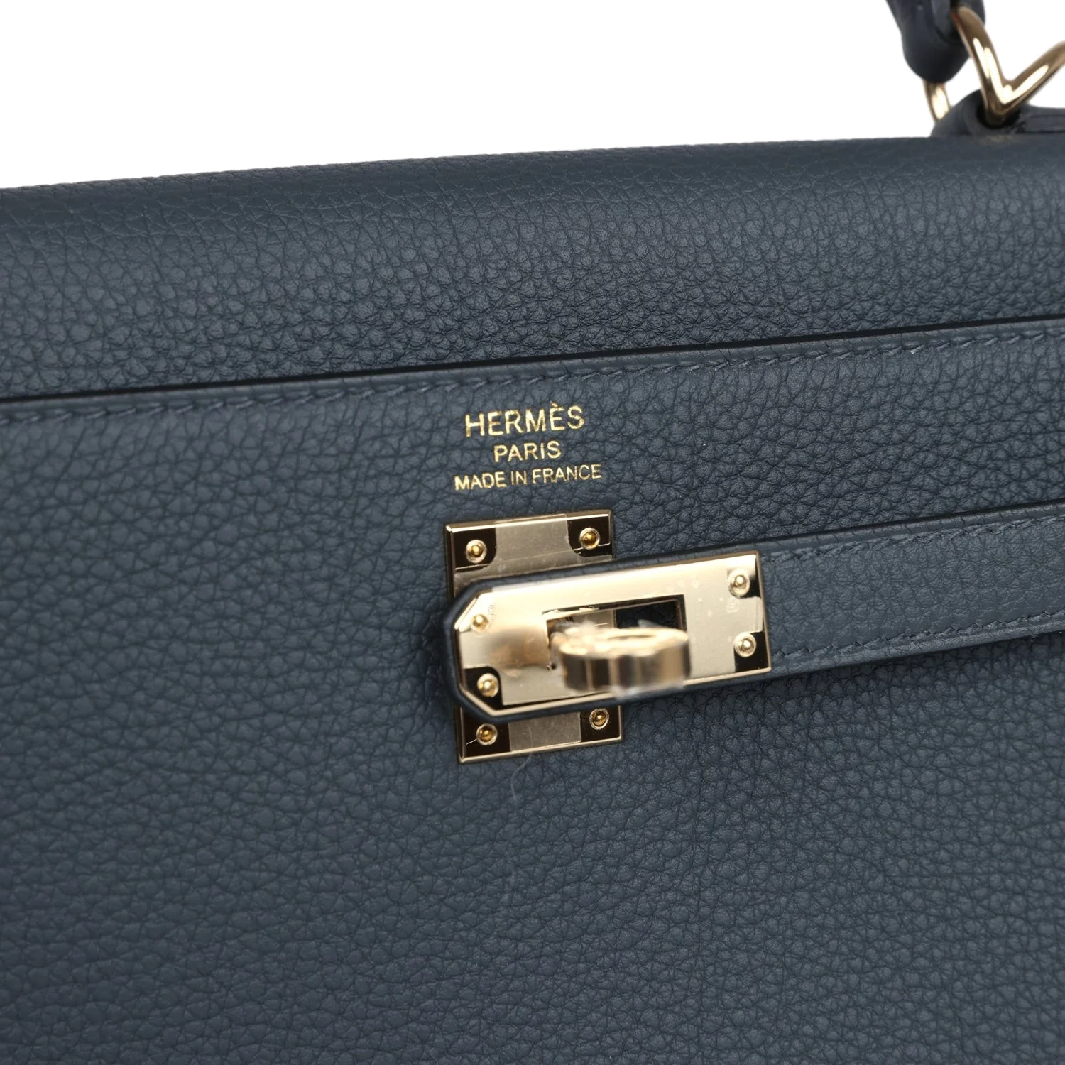 Hermes Kelly Retourne 25 Gris Misty Togo Permabrass Hardware — фото 8