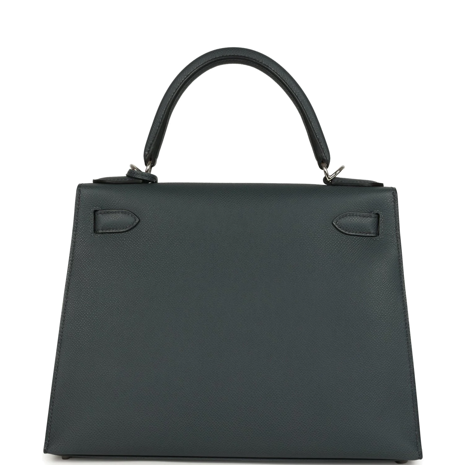 Hermes Kelly Sellier 28 Gris Misty Epsom Palladium Hardware — фото 5