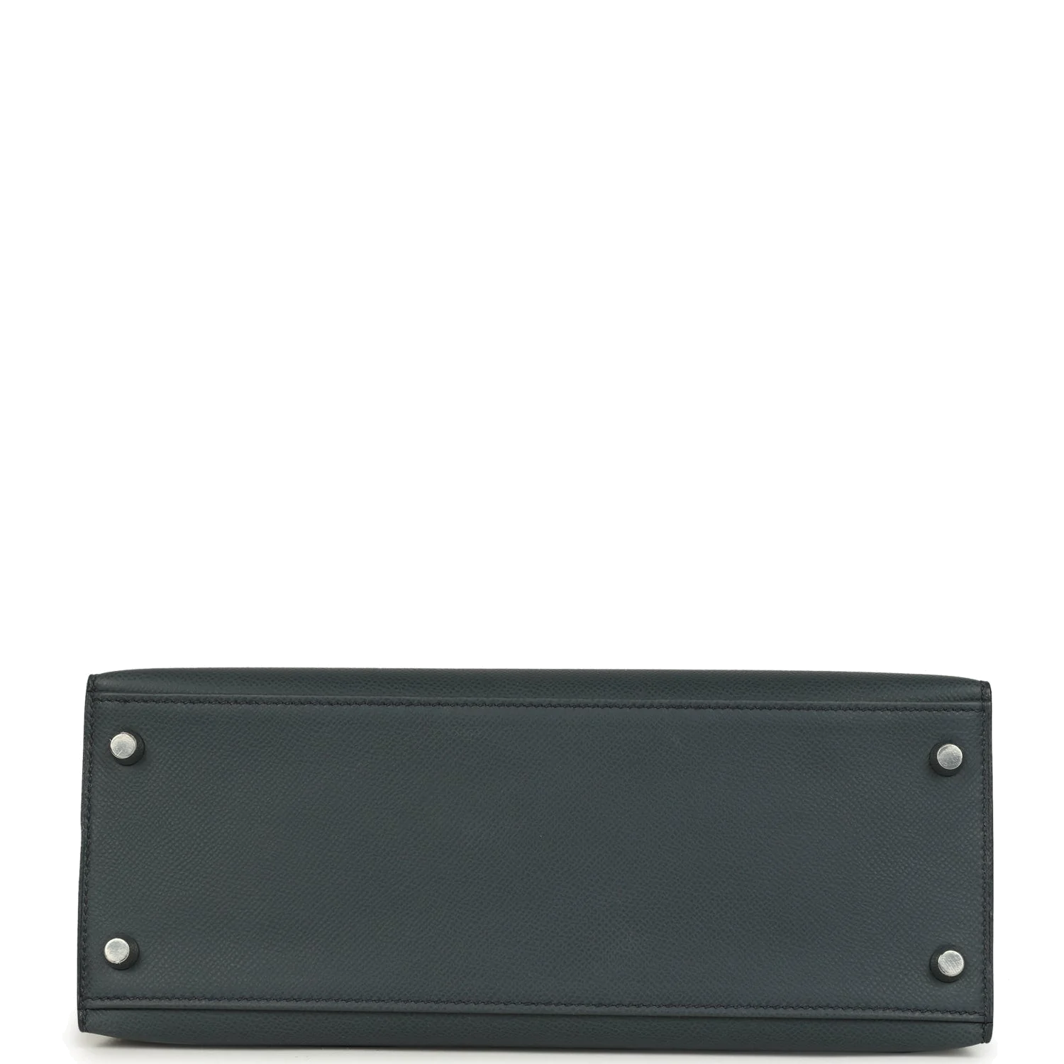 Hermes Kelly Sellier 28 Gris Misty Epsom Palladium Hardware — фото 7