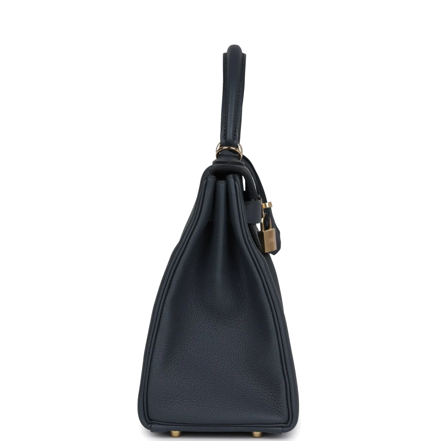 Hermes Kelly Retourne 28 Gris Misty Togo Permabrass Hardware — фото 4