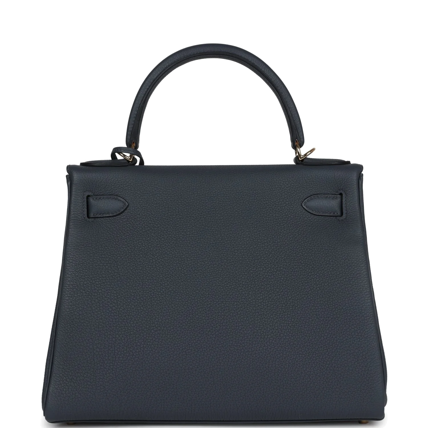 Hermes Kelly Retourne 28 Gris Misty Togo Permabrass Hardware — фото 5