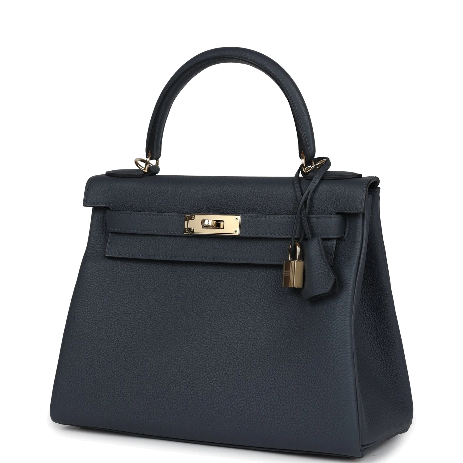 Hermes Kelly Retourne 28 Gris Misty Togo Permabrass Hardware — фото 6