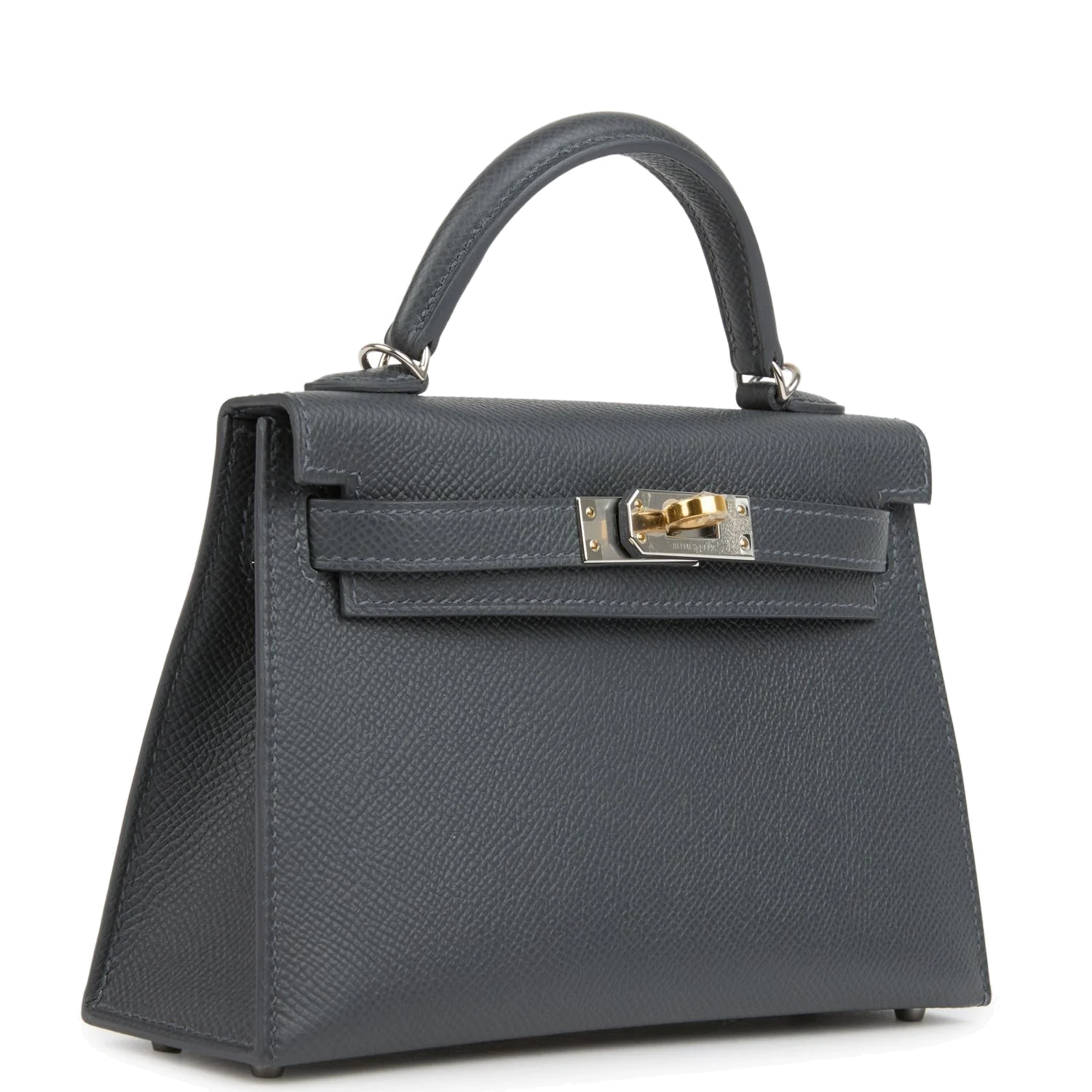 Hermes Kelly Sellier 20 Ardoise Epsom Electrum Hardware — фото 3