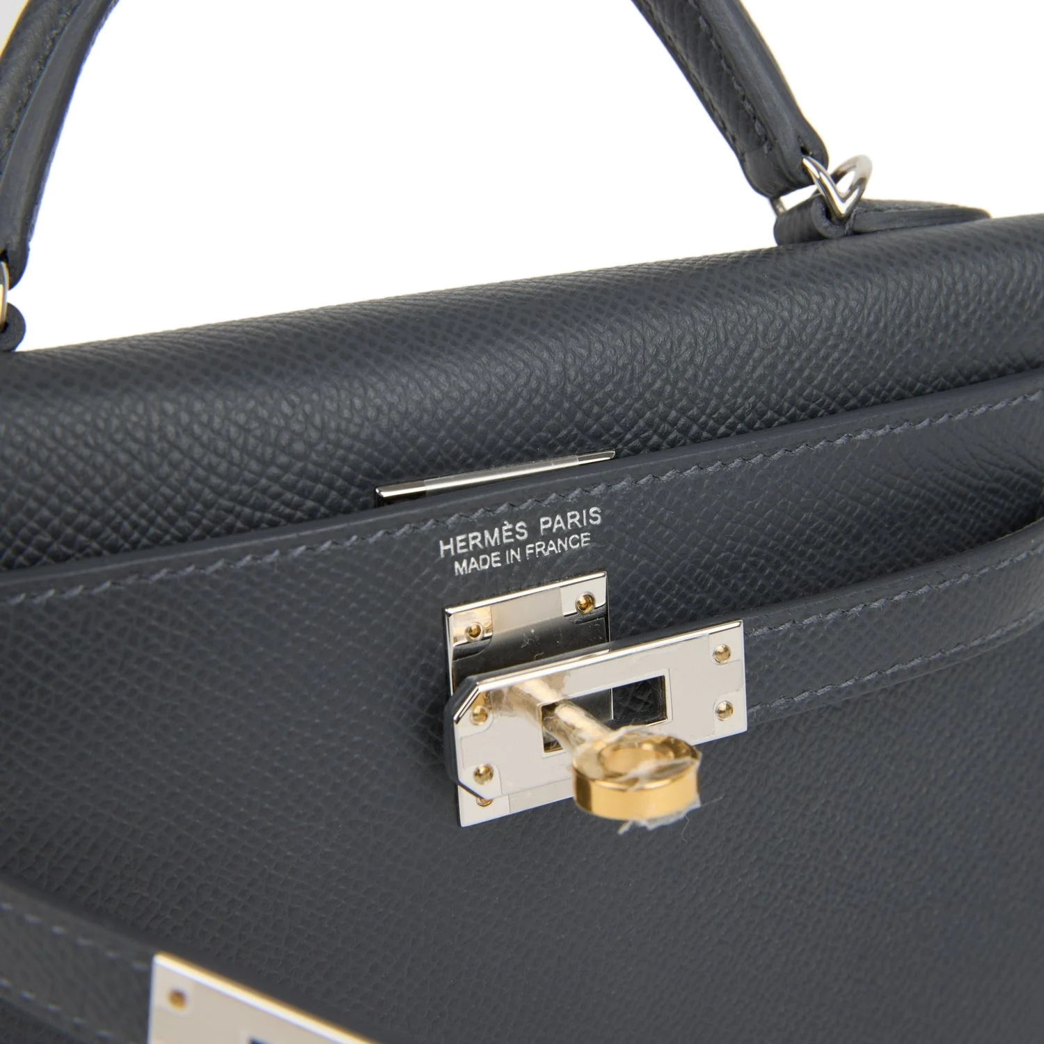 Hermes Kelly Sellier 20 Ardoise Epsom Electrum Hardware — фото 8