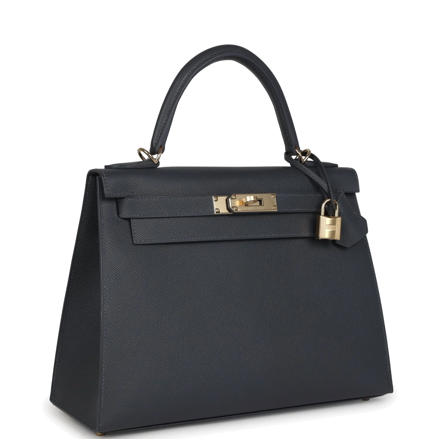 Hermes Kelly Sellier 28 Ardoise Epsom Permabrass Hardware — фото 3