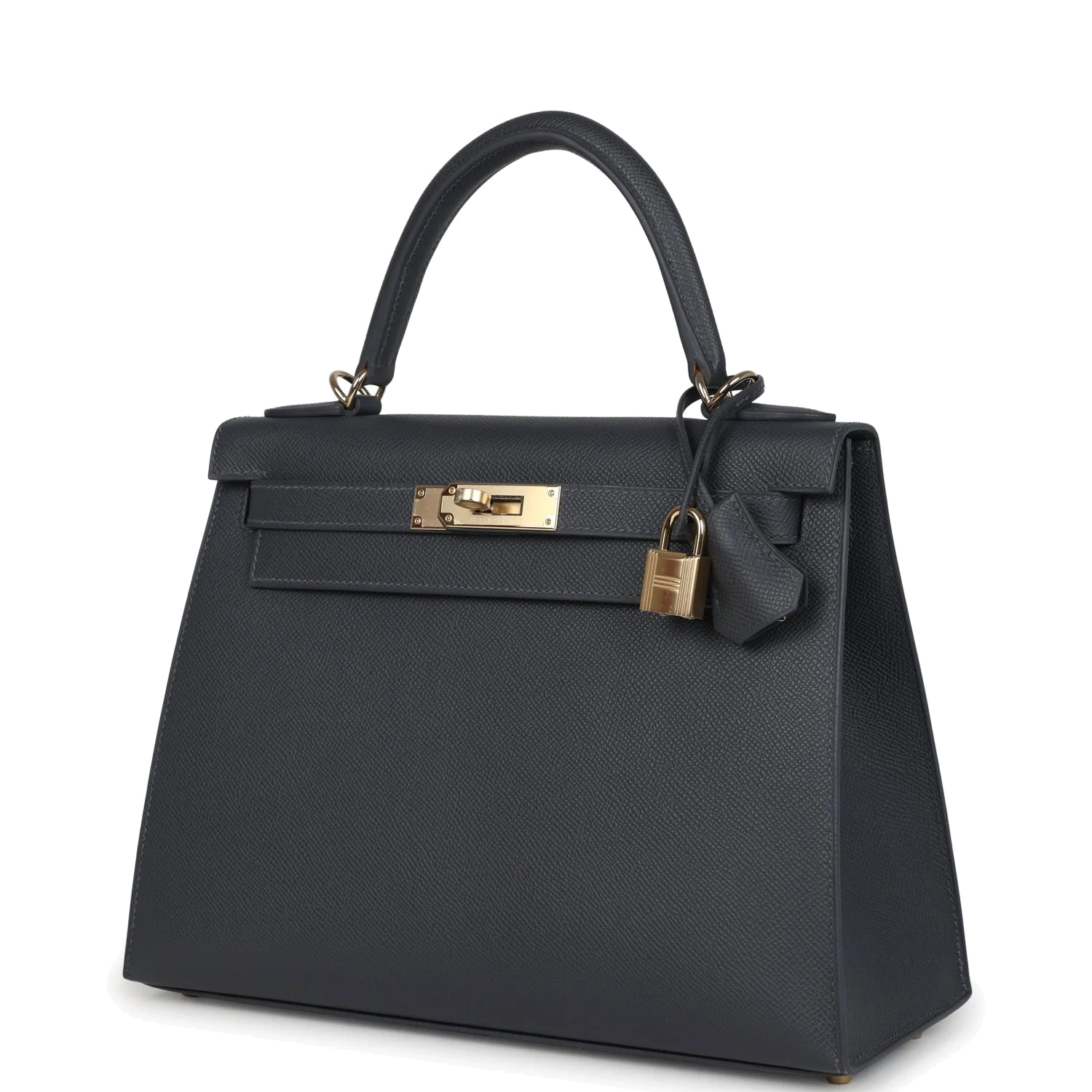 Hermes Kelly Sellier 28 Ardoise Epsom Permabrass Hardware — фото 4