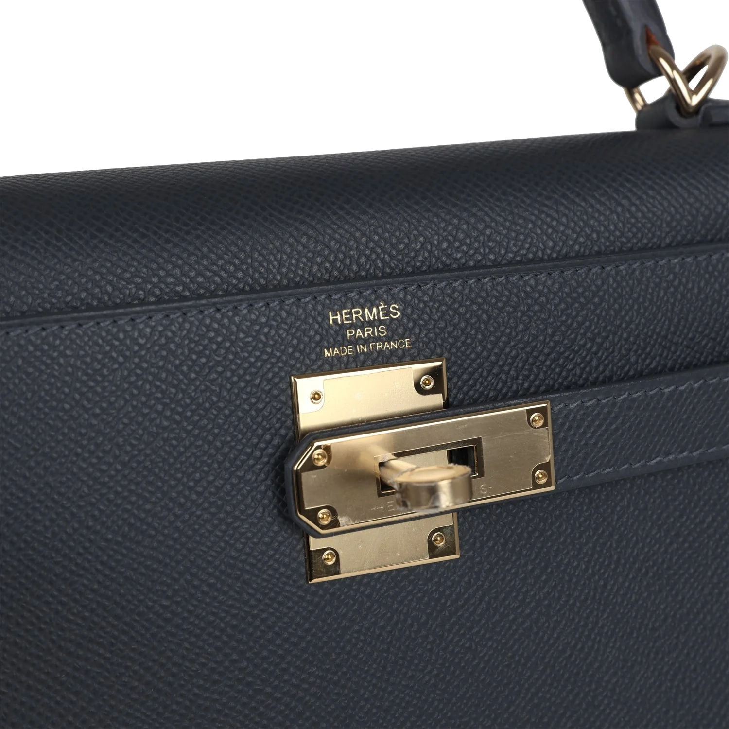 Hermes Kelly Sellier 28 Ardoise Epsom Permabrass Hardware — фото 8