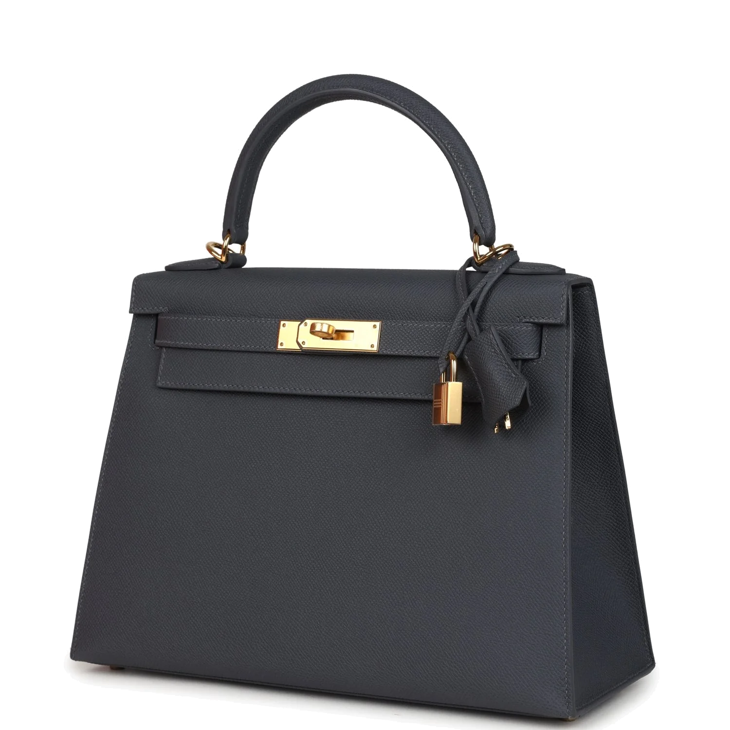 Hermes Kelly Sellier 28 Ardoise Epsom Gold Hardware — фото 6