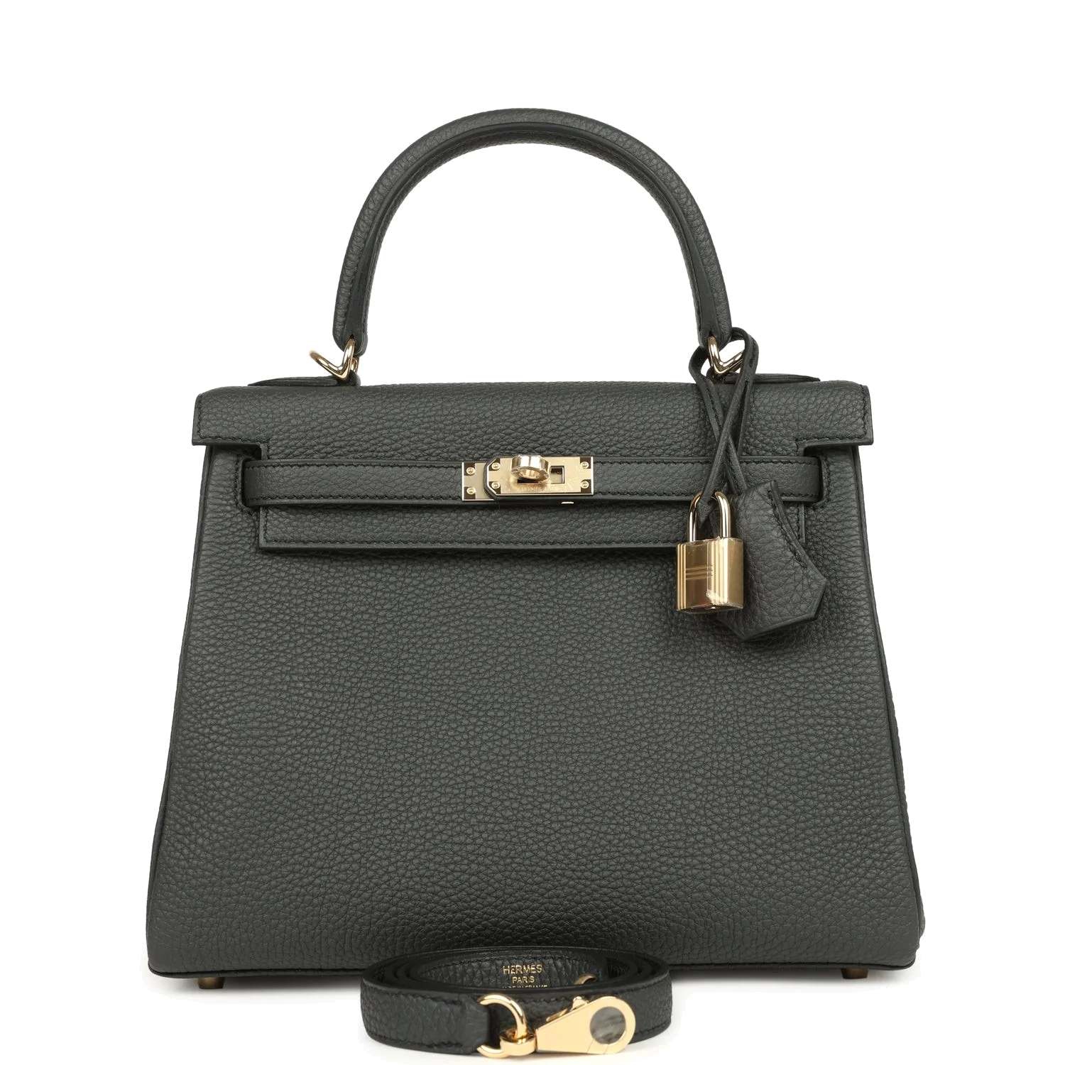 Hermes Kelly Retourne 25 Plomb Togo Permabrass Hardware — фото 2