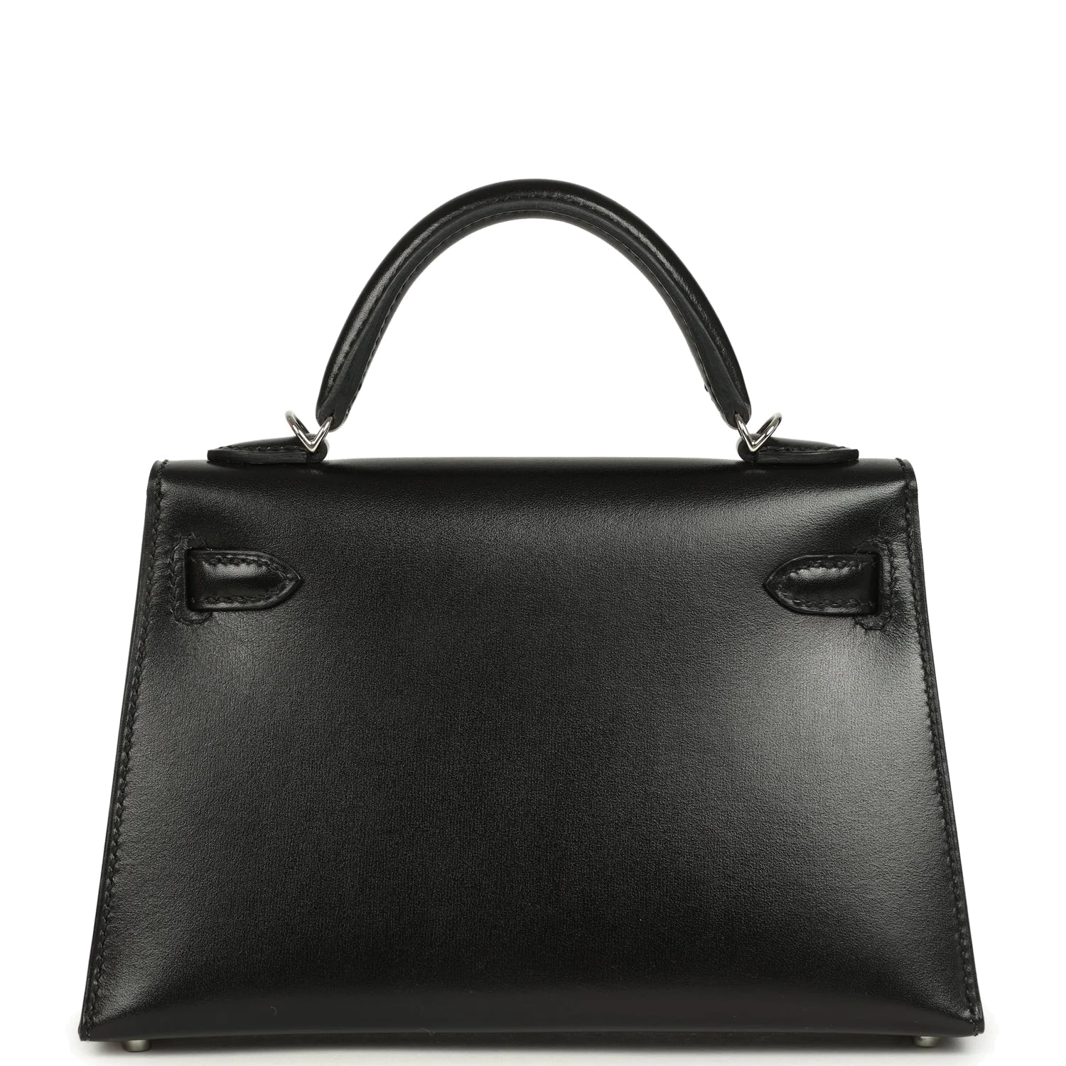 Hermes Kelly Sellier 20 Clouté Black Box Palladium Hardware — фото 6